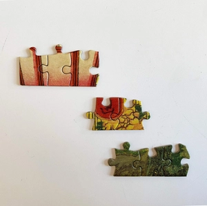 cherry blossom season in old tokyo- 1000 piece jigsaw puzzle: woodblock print by utagawa kunisada (finished size 24 in x 18 in) - Ảnh 8