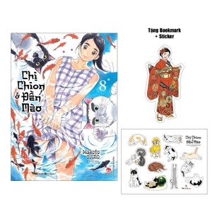 chị chion ở đền mèo - tập 8 - tặng kèm bookmark + sticker - Ảnh 2