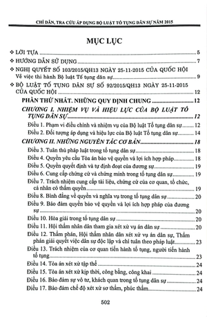 chỉ dẫn, tra cứu áp dụng bộ luật tố tụng dân sự năm 2015 - Ảnh 3