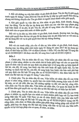 chỉ dẫn, tra cứu áp dụng bộ luật tố tụng dân sự năm 2015 - Ảnh 5
