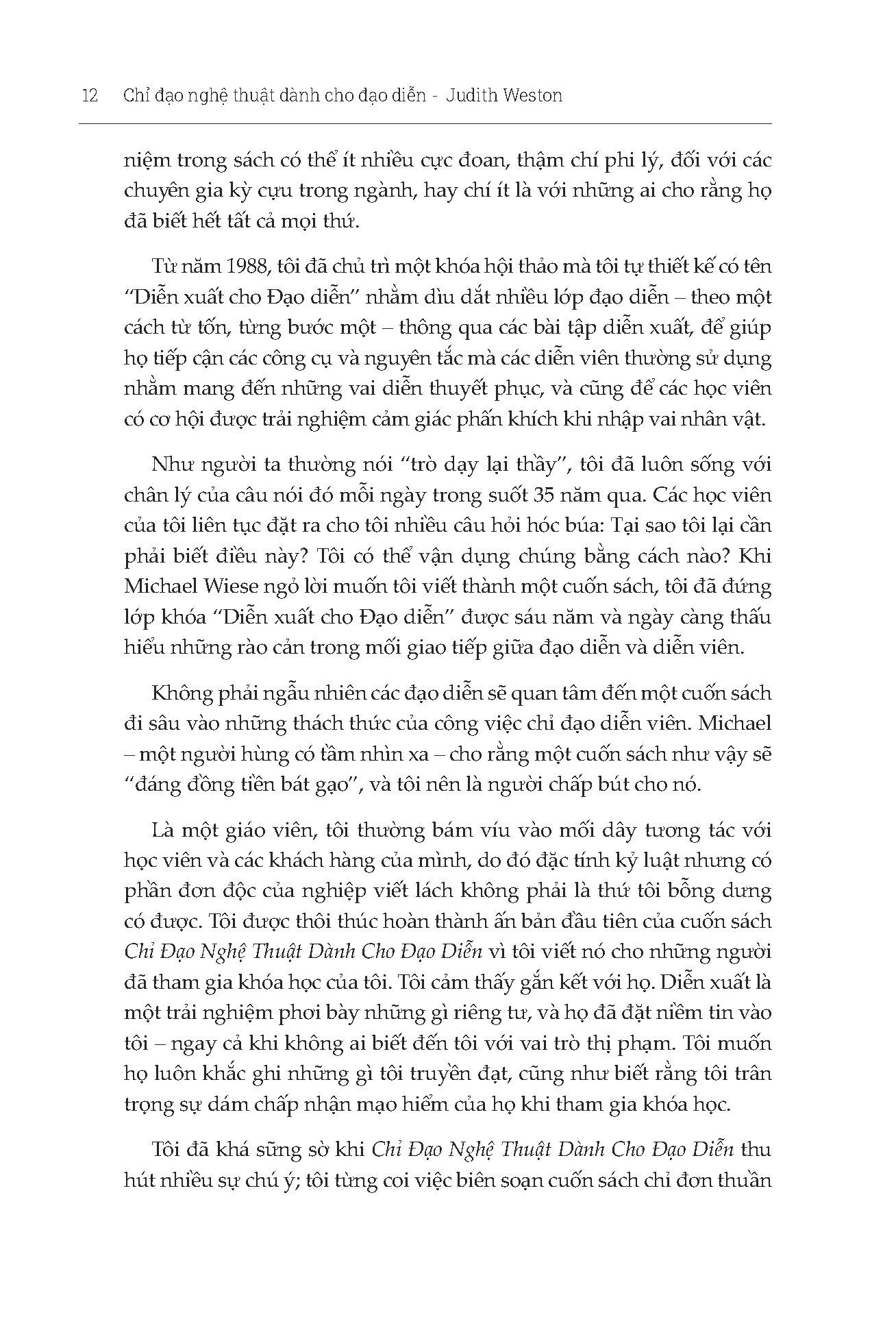 chỉ đạo nghệ thuật dành cho đạo diễn - cẩm nang giúp mang tới các vai diễn đáng nhớ trên màn ảnh - ấn bản kỷ niệm năm thứ 25 - Ảnh 5