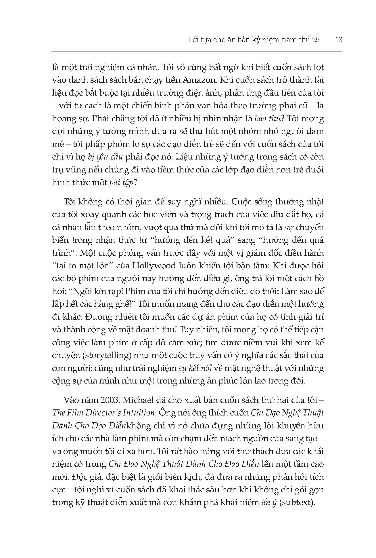 chỉ đạo nghệ thuật dành cho đạo diễn - cẩm nang giúp mang tới các vai diễn đáng nhớ trên màn ảnh - ấn bản kỷ niệm năm thứ 25 - Ảnh 6