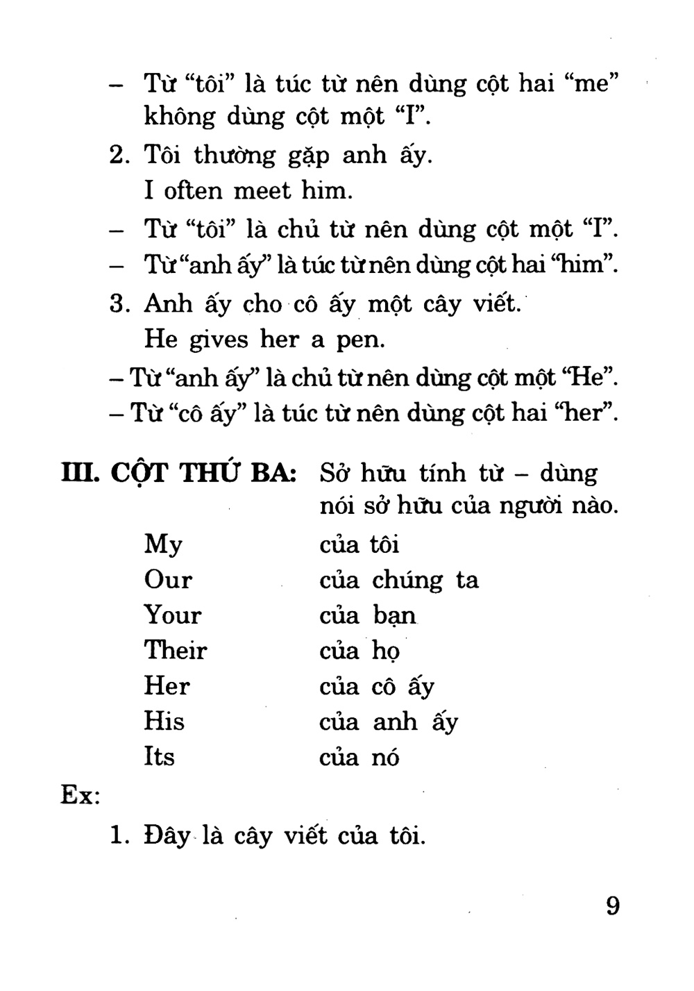 chìa khóa văn phạm tiếng anh (sách bỏ túi) - Ảnh 5