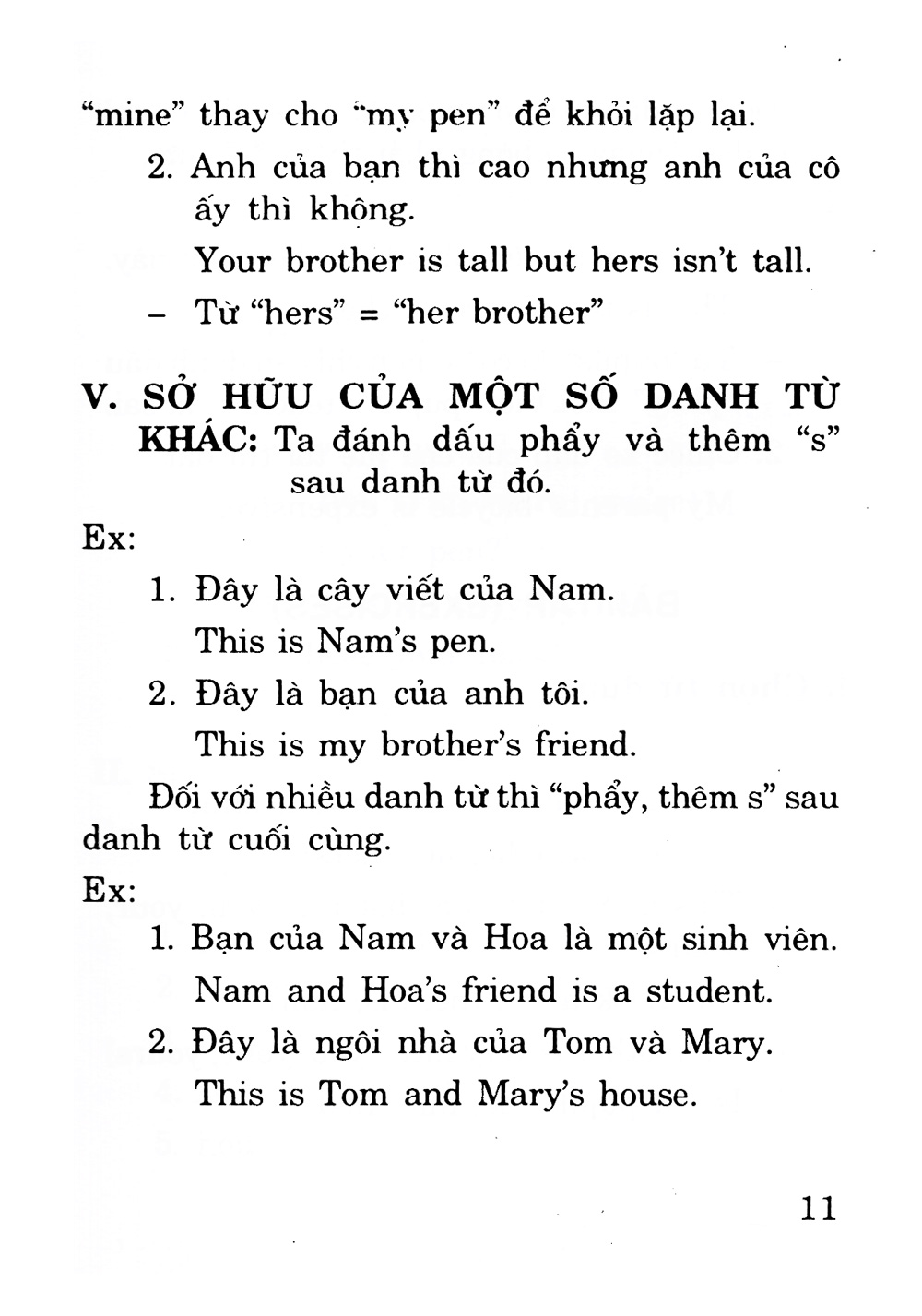 chìa khóa văn phạm tiếng anh (sách bỏ túi) - Ảnh 7