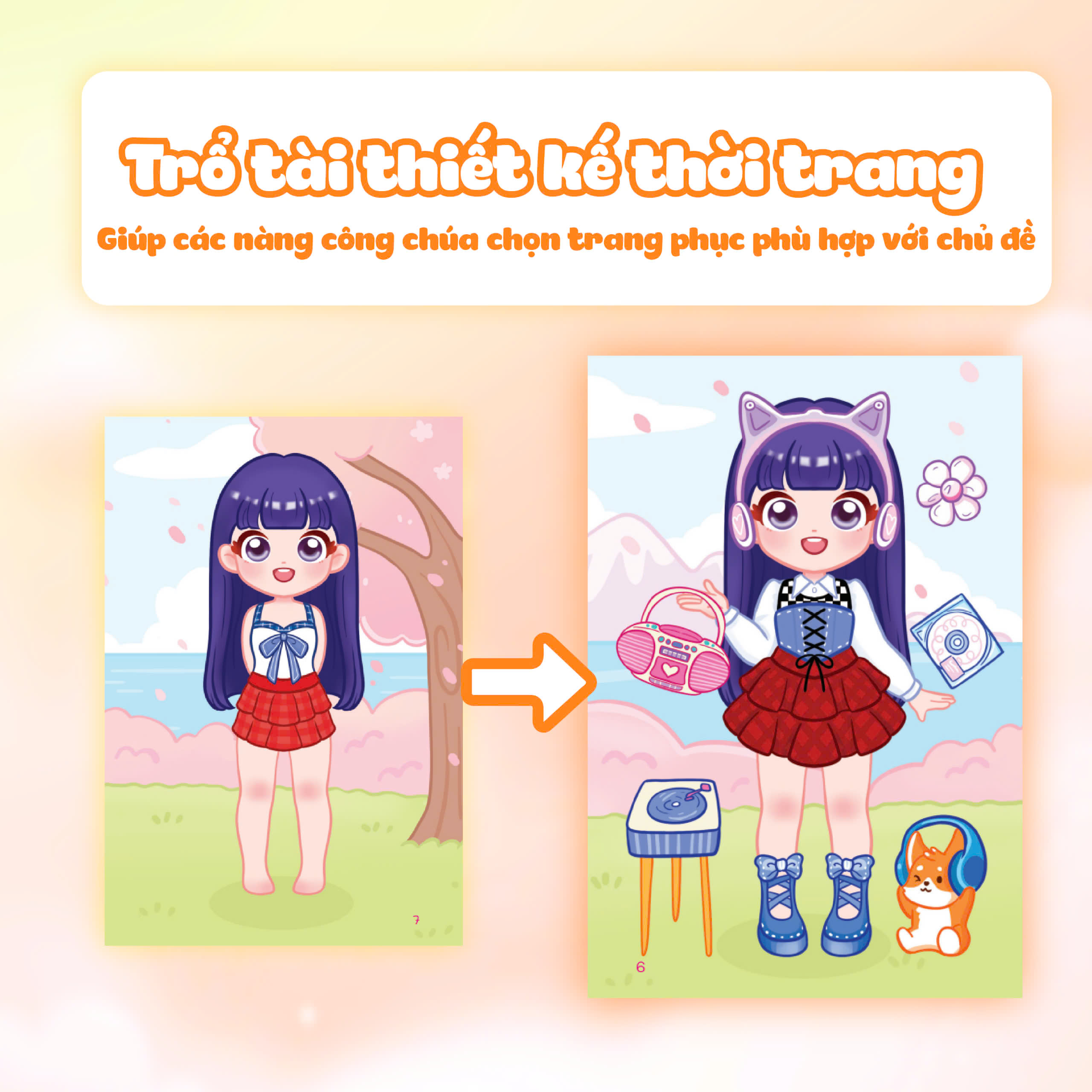 chibi fashion - công chúa nghệ sĩ - Ảnh 7