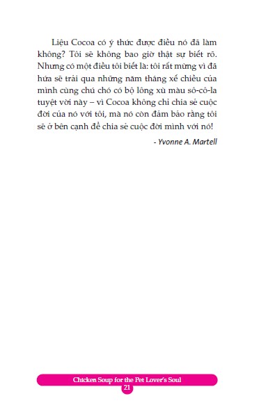 chicken soup for pet loverℹs soul - những người bạn nhỏ (tái bản 2023) - Ảnh 11