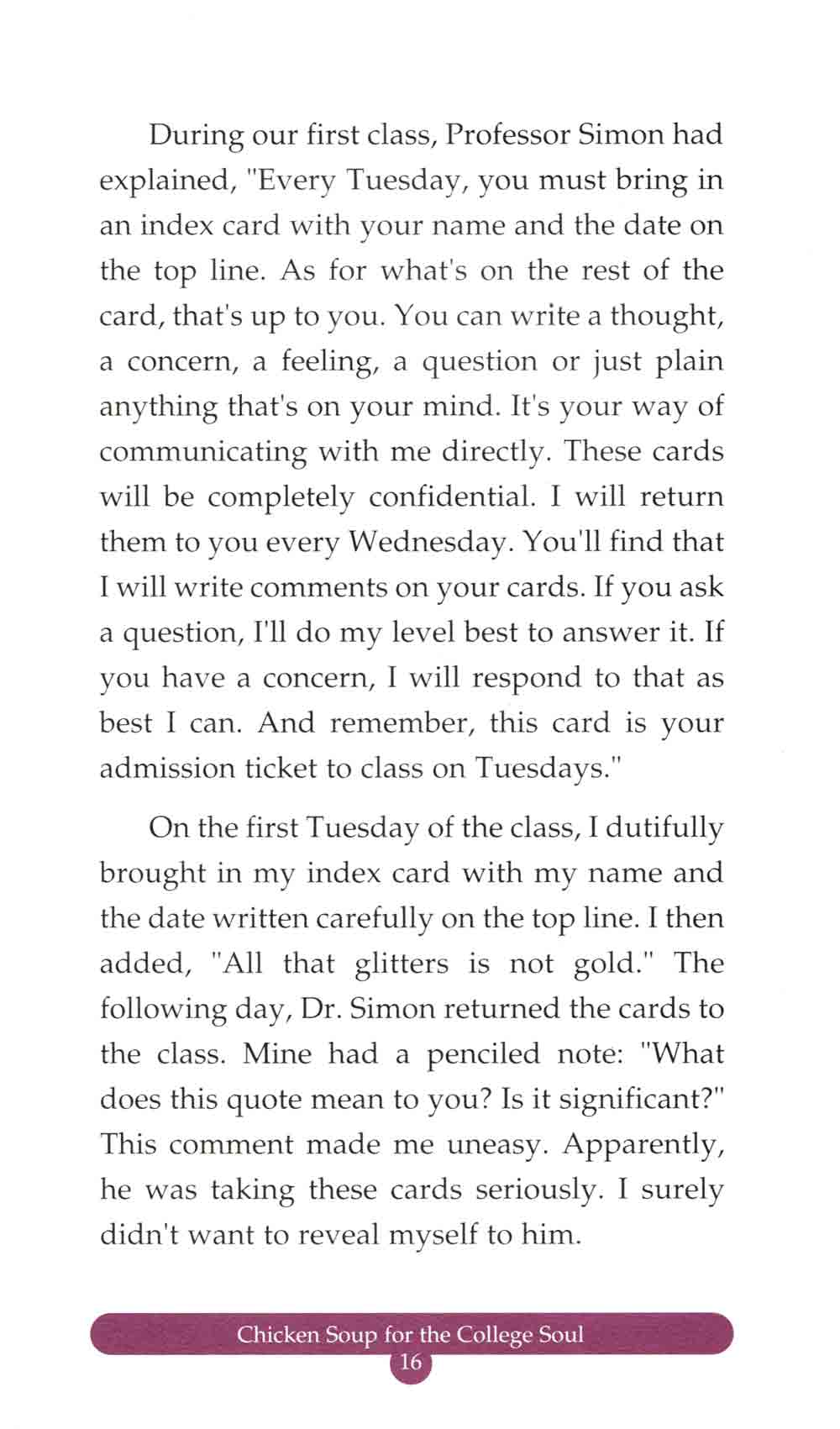 chicken soup for the college soul - dành cho học sinh sinh viên (tái bản 2023) - Ảnh 10