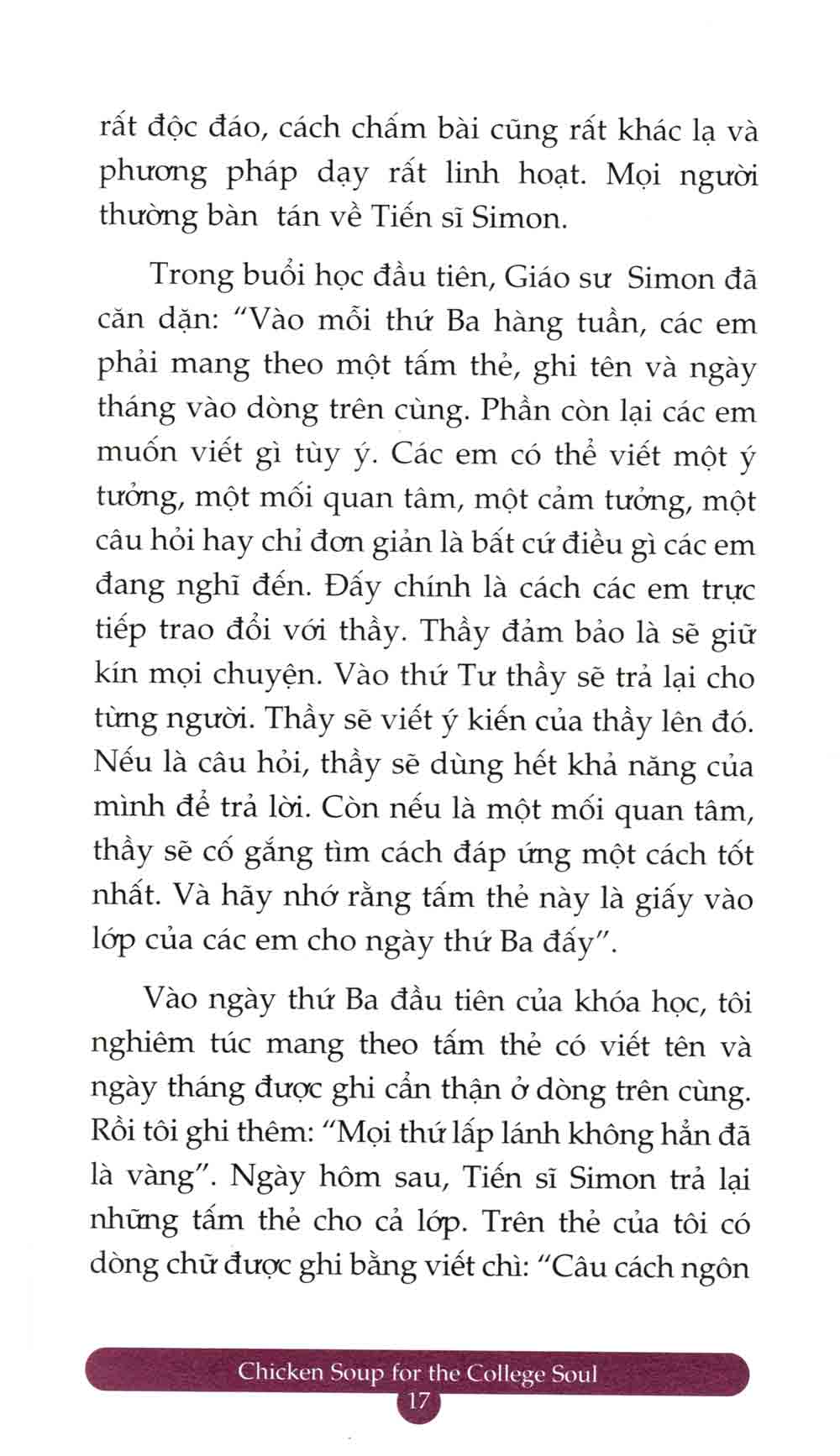 chicken soup for the college soul - dành cho học sinh sinh viên (tái bản 2023) - Ảnh 11