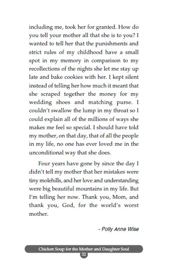 chicken soup for the mother and daughter soul - vòng tay của mẹ (tái bản 2023) - Ảnh 6