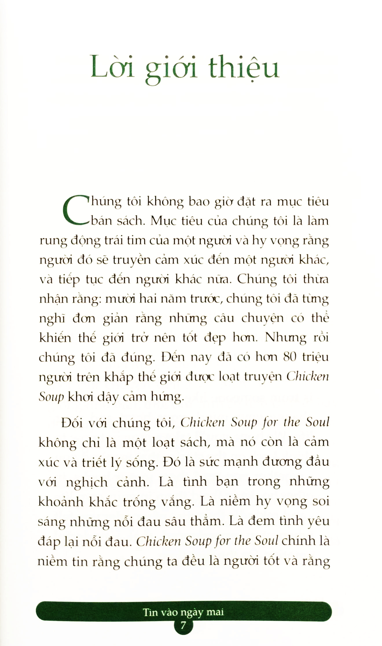 chicken soup for the soul stories for a better world 19 - tin vào ngày mai (tái bản 2023) - Ảnh 4