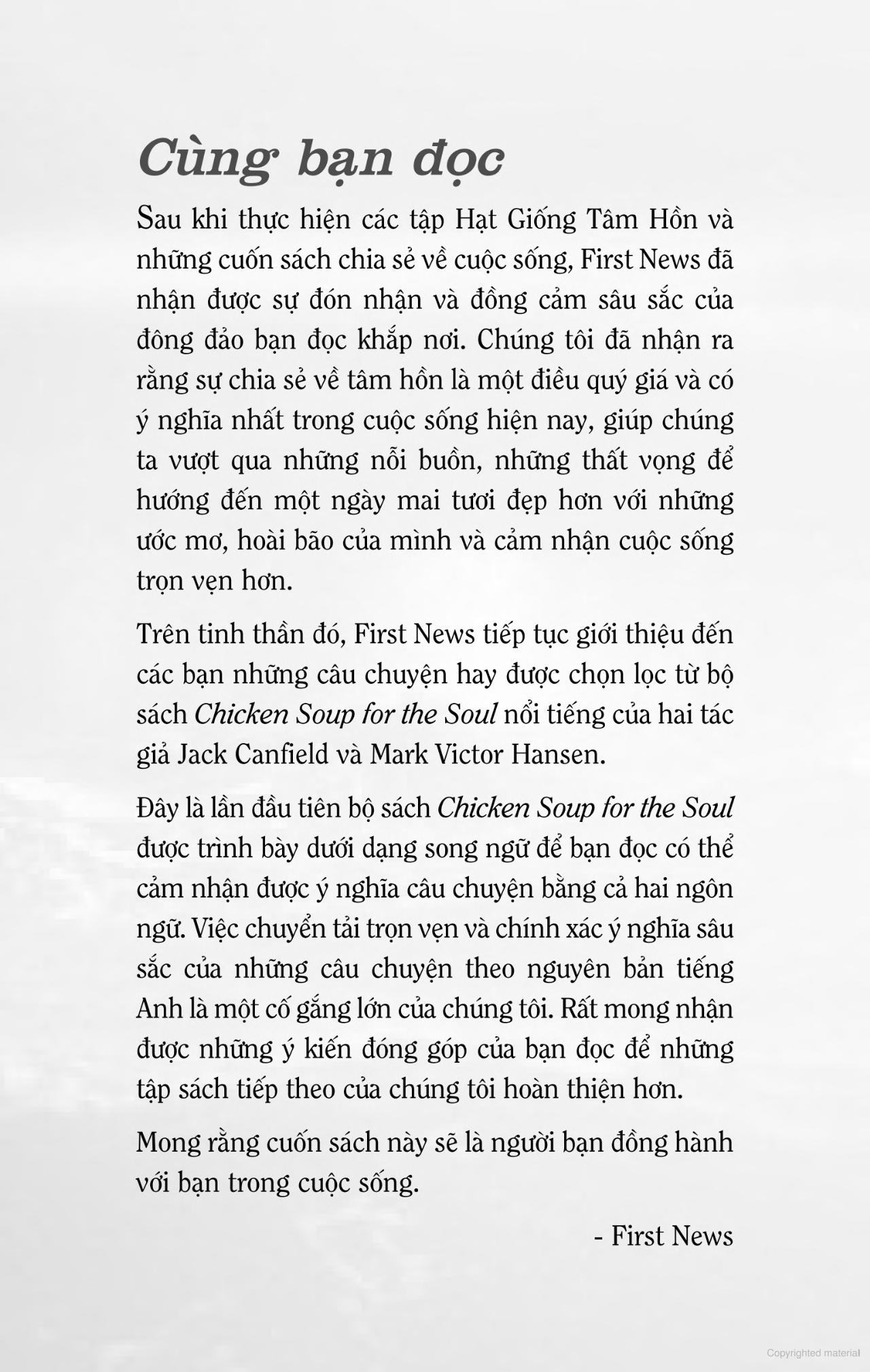 chicken soup to inspire the body and soul - dành cho những con người vượt lên số phận (tái bản 2023) - Ảnh 6