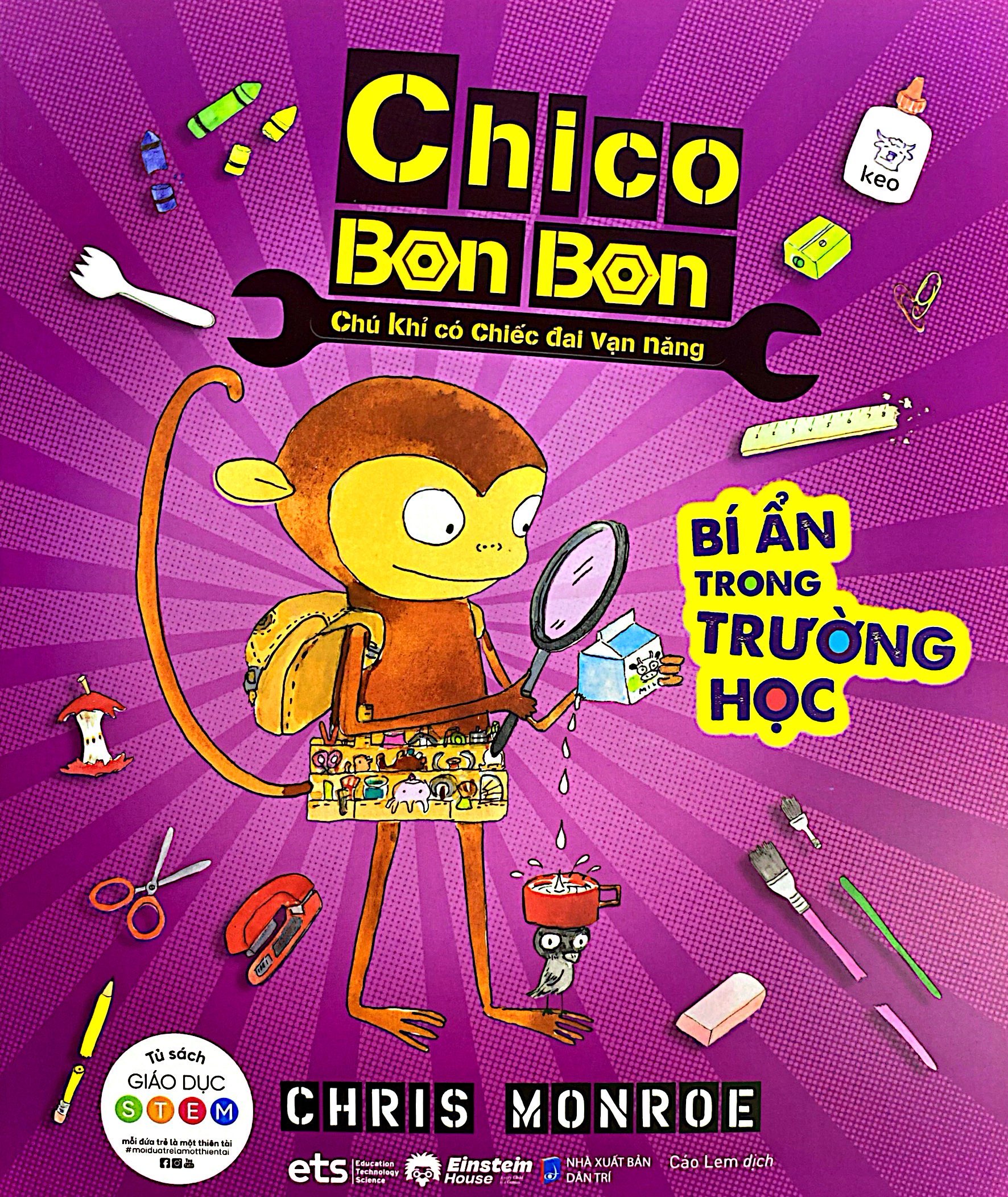 chico bon bon - chú khỉ có chiếc đai vạn năng - bí ẩn trong trường học - Ảnh 2
