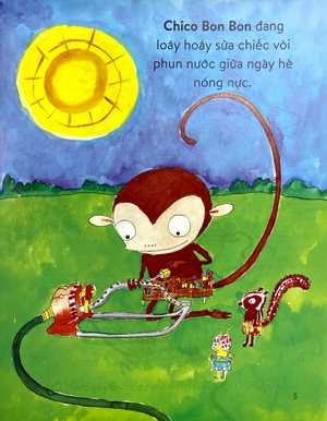 chico bon bon - chú khỉ có chiếc đai vạn năng - chuyện tai quái ngoài bờ biển - Ảnh 5