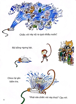 chico bon bon - chú khỉ có chiếc đai vạn năng - chuyện tai quái ngoài bờ biển - Ảnh 6