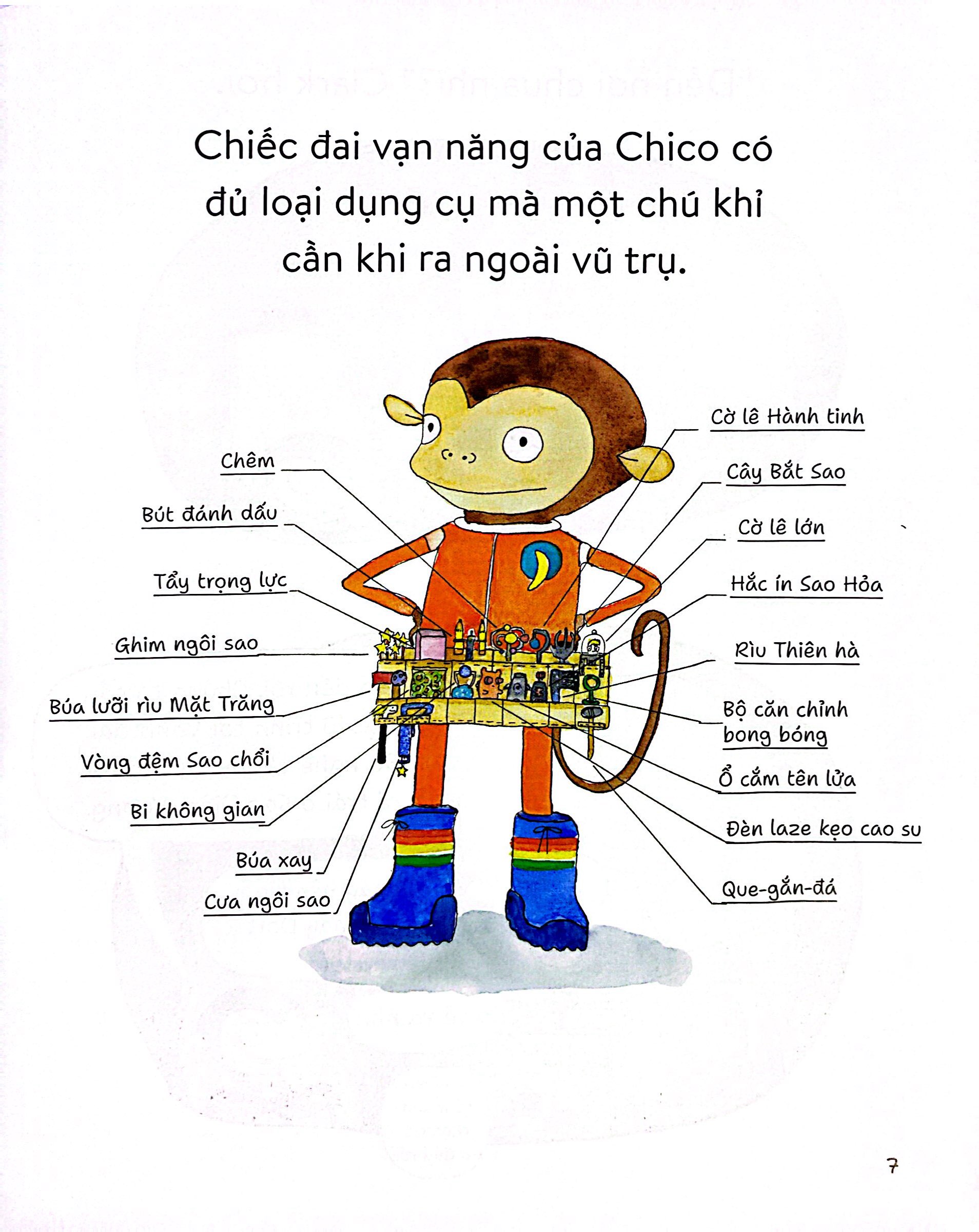 chico bon bon - chú khỉ có chiếc đai vạn năng - nhiệm vụ không gian - Ảnh 6