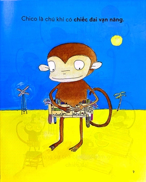 chico bon bon - chú khỉ có chiếc đai vạn năng - thợ máy thiện nghệ chico - Ảnh 7