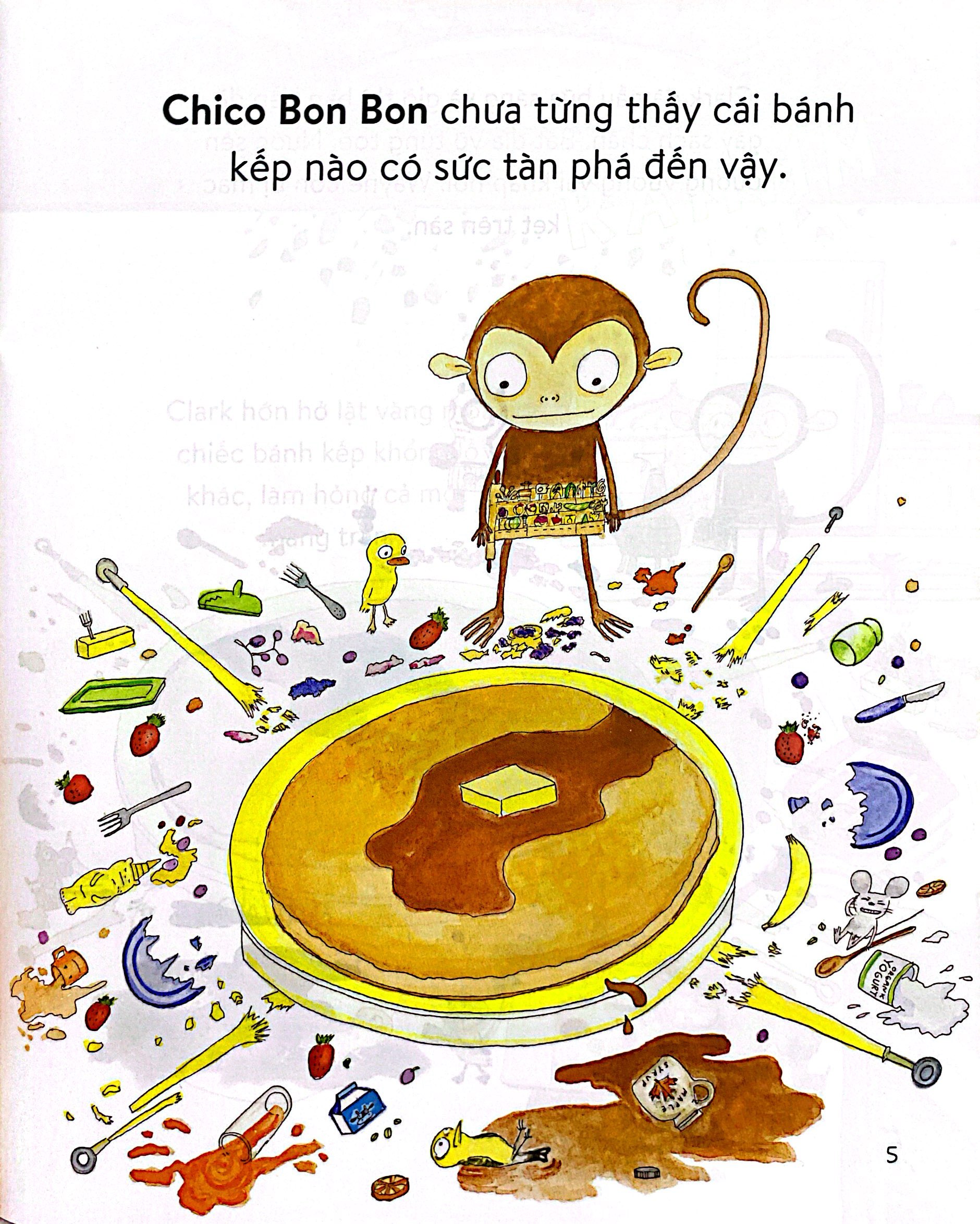 chico bon bon - chú khỉ có chiếc đai vạn năng - vụ bánh nướng náo loạn - Ảnh 4