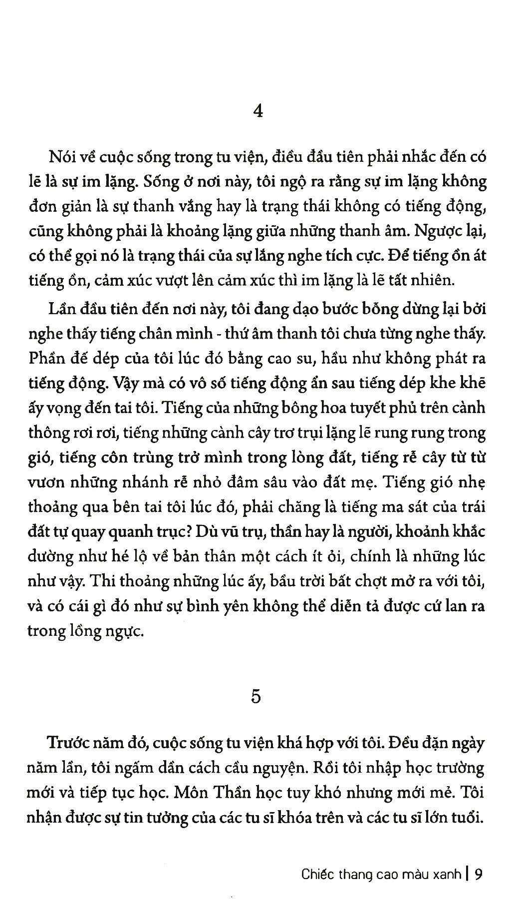 chiếc thang cao màu xanh - Ảnh 6