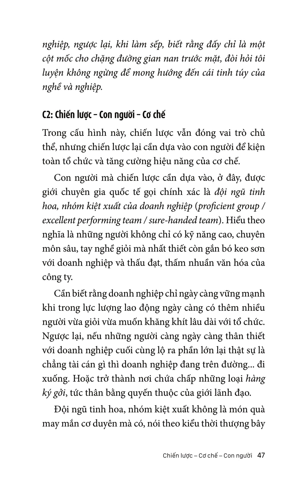 chiến lược - cơ chế - con người: thế kiềng 3c của tồn vinh doanh nghiệp - Ảnh 13