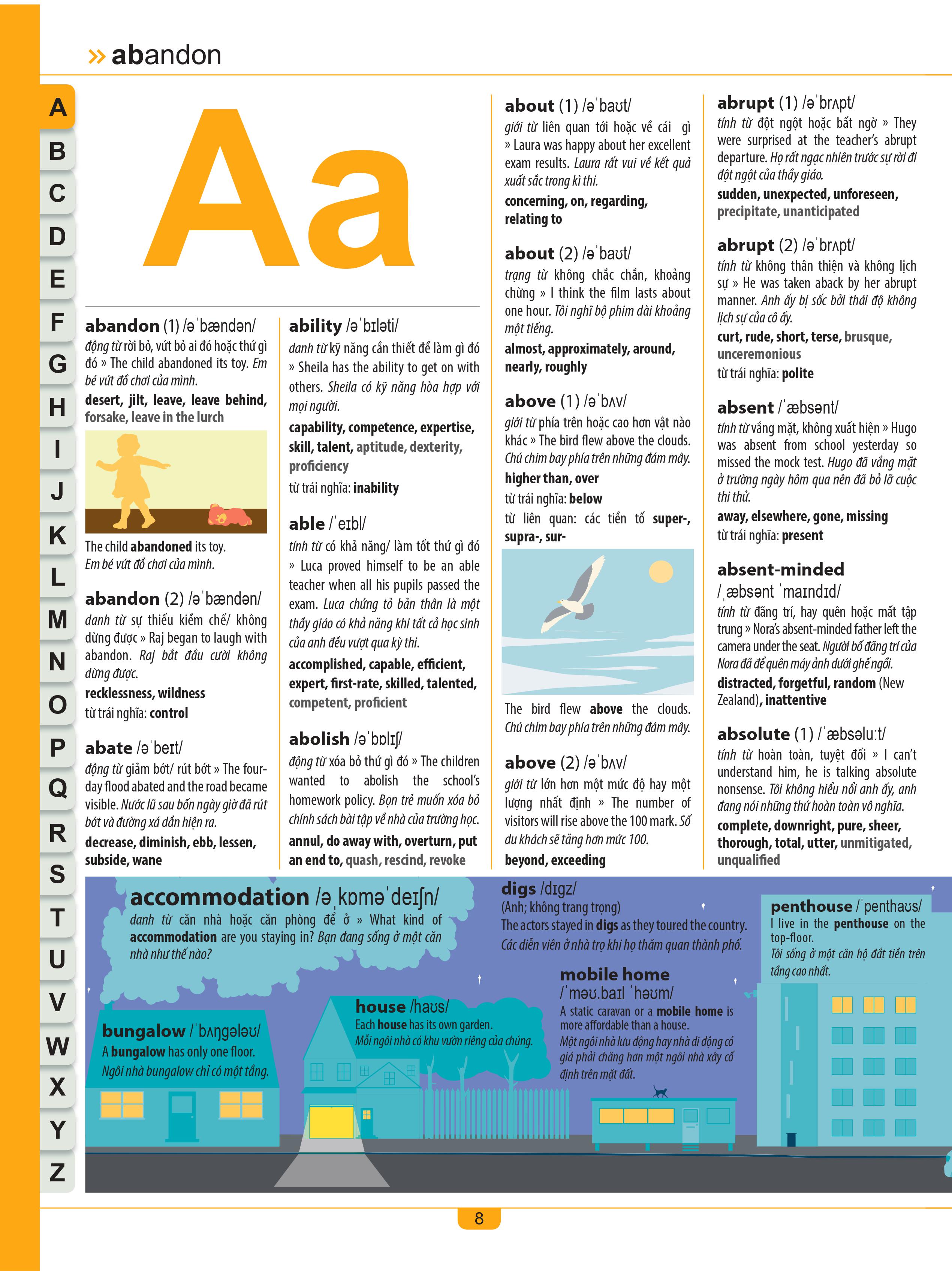 children's illustrated thesaurus - từ điển đồng nghĩa dành cho trẻ em - Ảnh 3