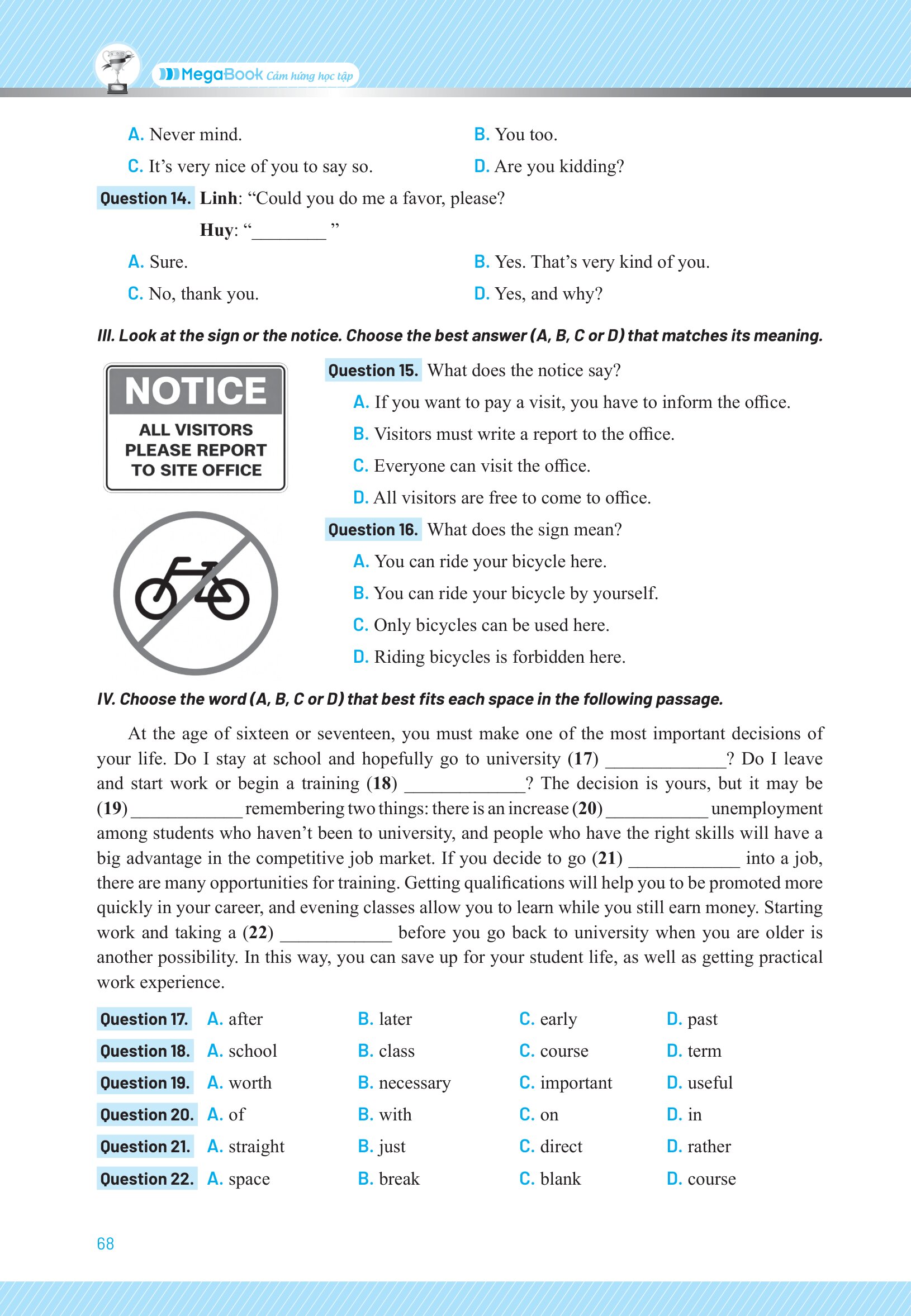 Chinh Phục 8+ Đề Thi Vào Lớp 10 - Môn Tiếng Anh - Ảnh 21