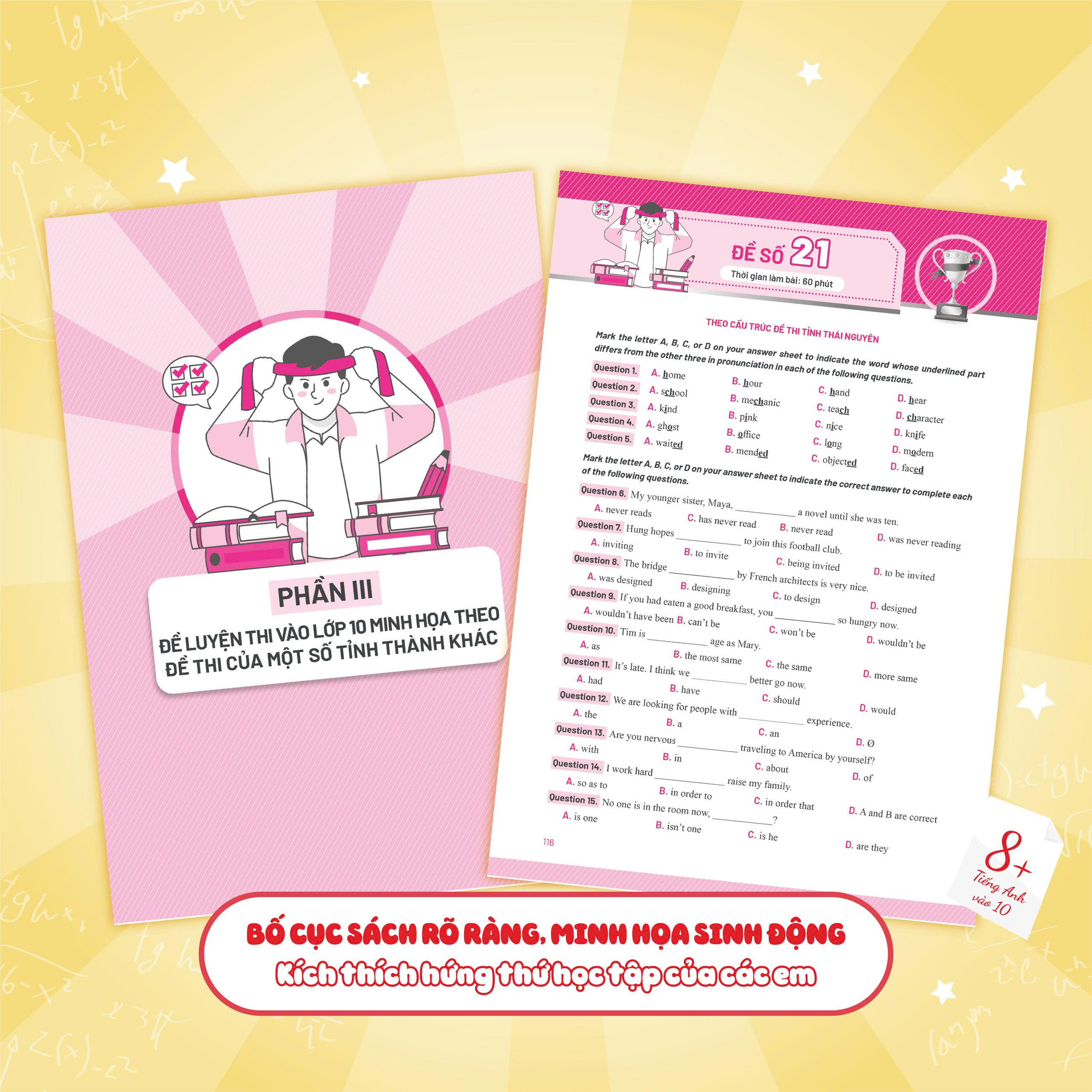 Chinh Phục 8+ Đề Thi Vào Lớp 10 - Môn Tiếng Anh - Ảnh 4
