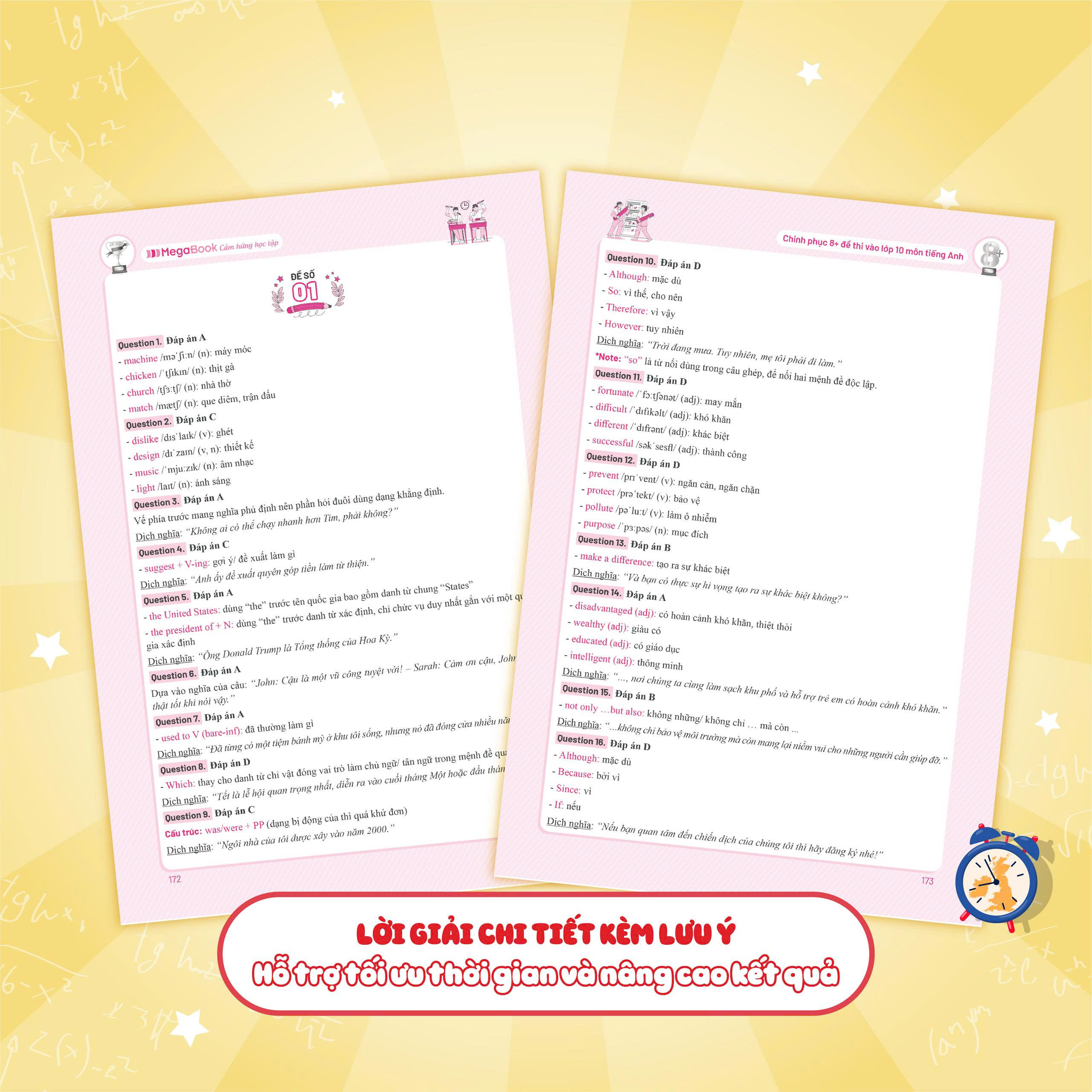 Chinh Phục 8+ Đề Thi Vào Lớp 10 - Môn Tiếng Anh - Ảnh 5