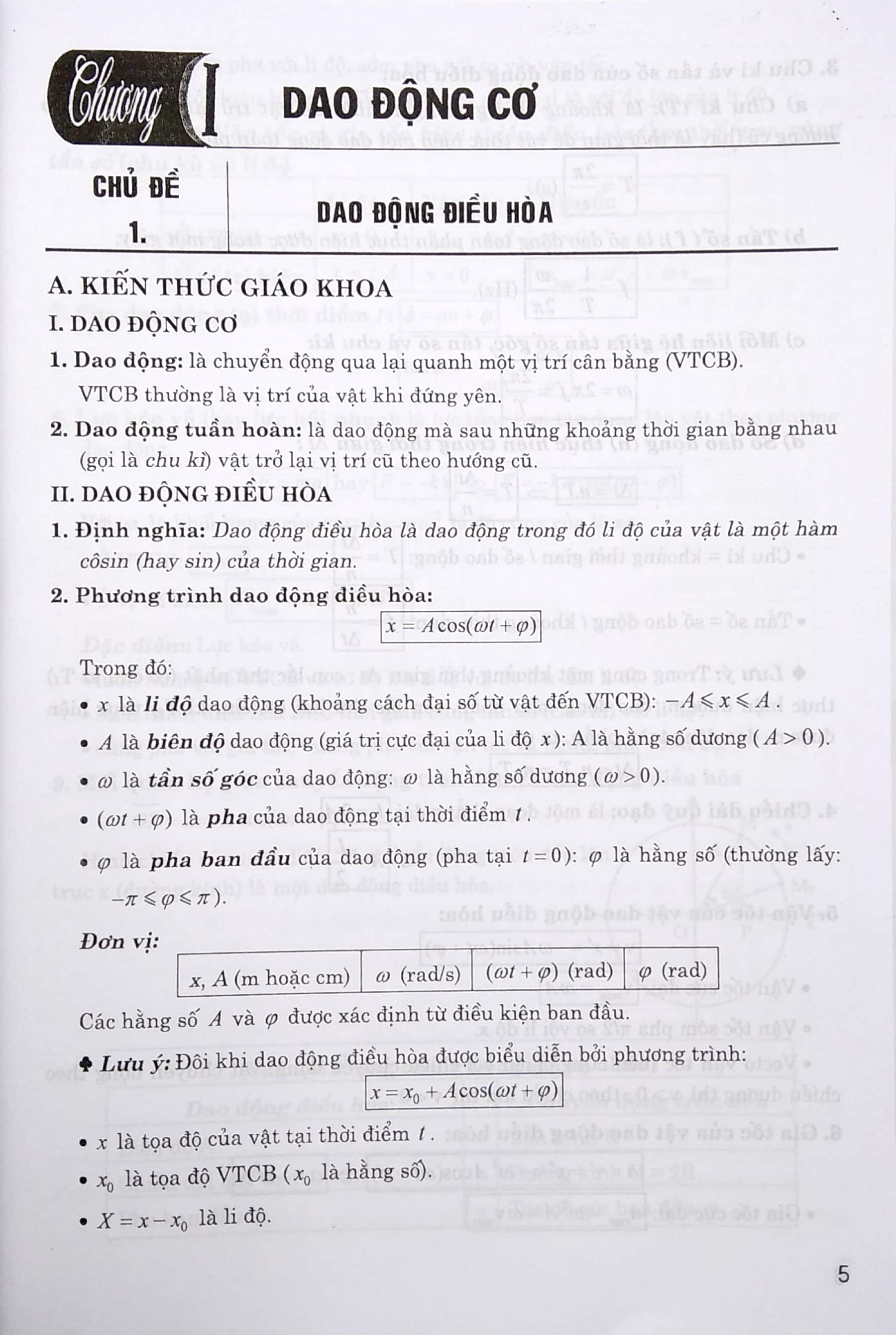 chinh phục câu hỏi lý thuyết vật lí theo chủ đề - quyển thượng - Ảnh 5