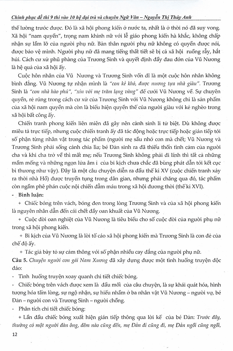 chinh phục đề thi lớp 9 vào lớp 10 hệ đại trà và chuyên ngữ văn - Ảnh 13