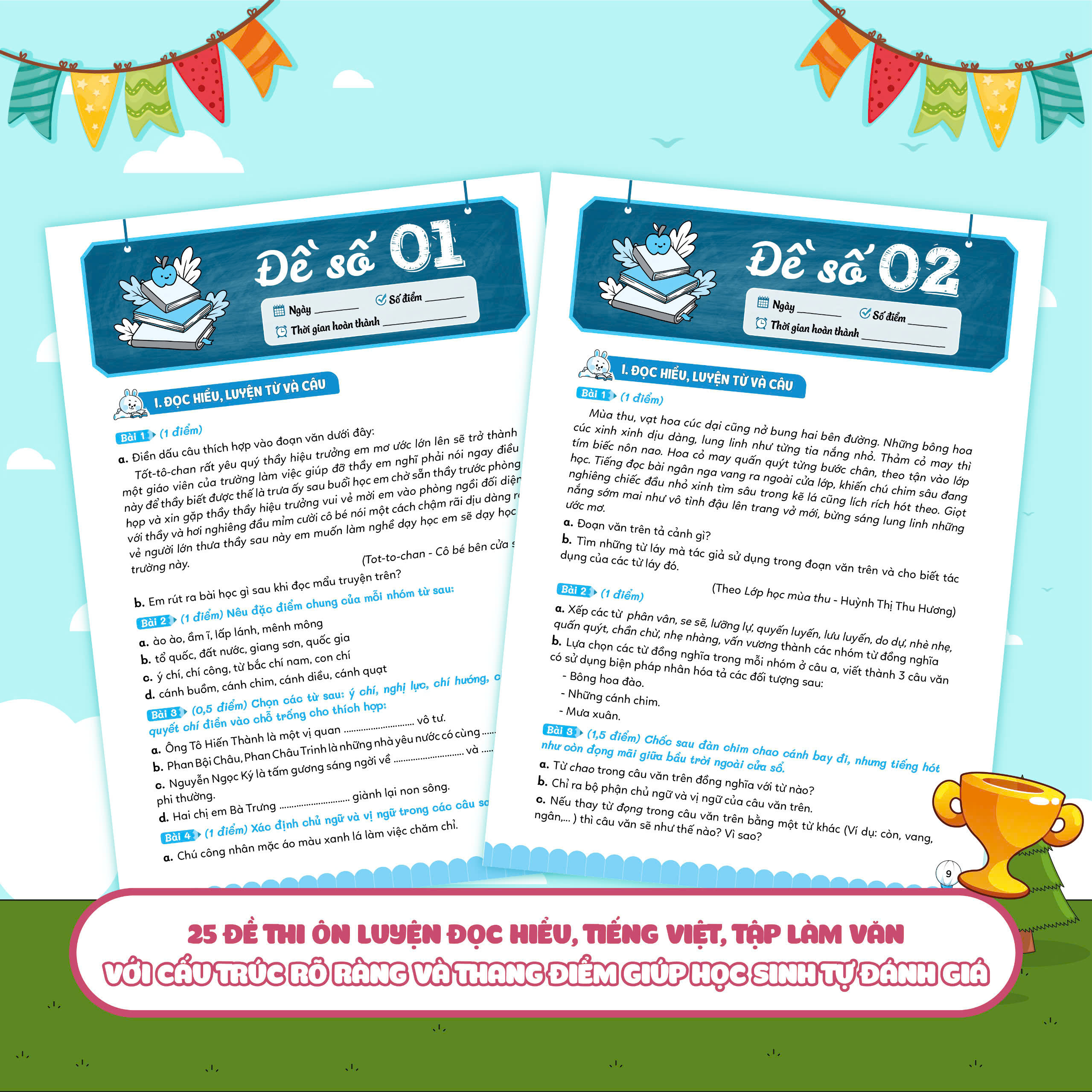 chinh phục đề thi vào lớp 6 trường thcs chất lượng cao - môn tiếng việt - Ảnh 5