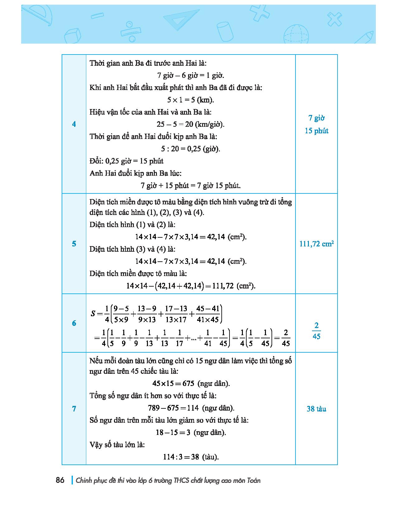 chinh phục đề thi vào lớp 6 trường thcs chất lượng cao môn toán - Ảnh 11
