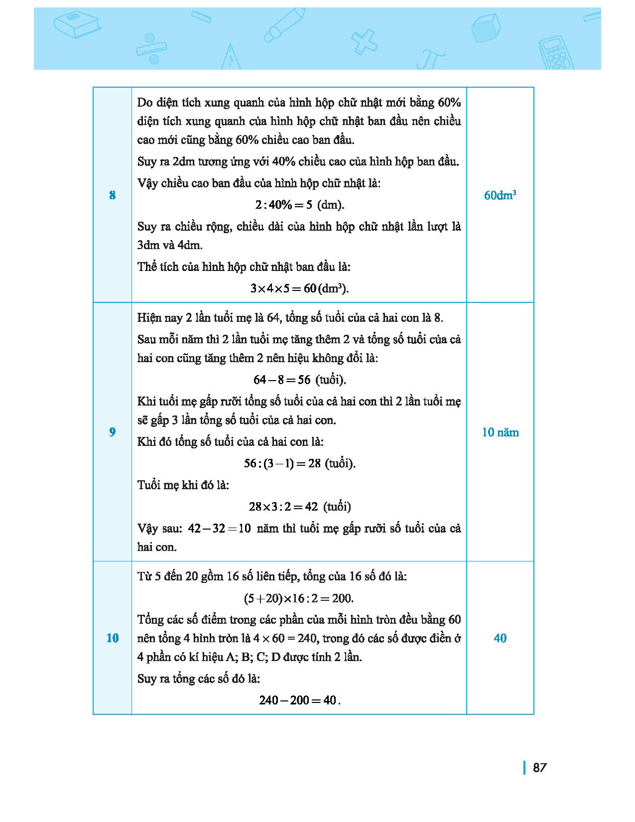 chinh phục đề thi vào lớp 6 trường thcs chất lượng cao môn toán - Ảnh 12