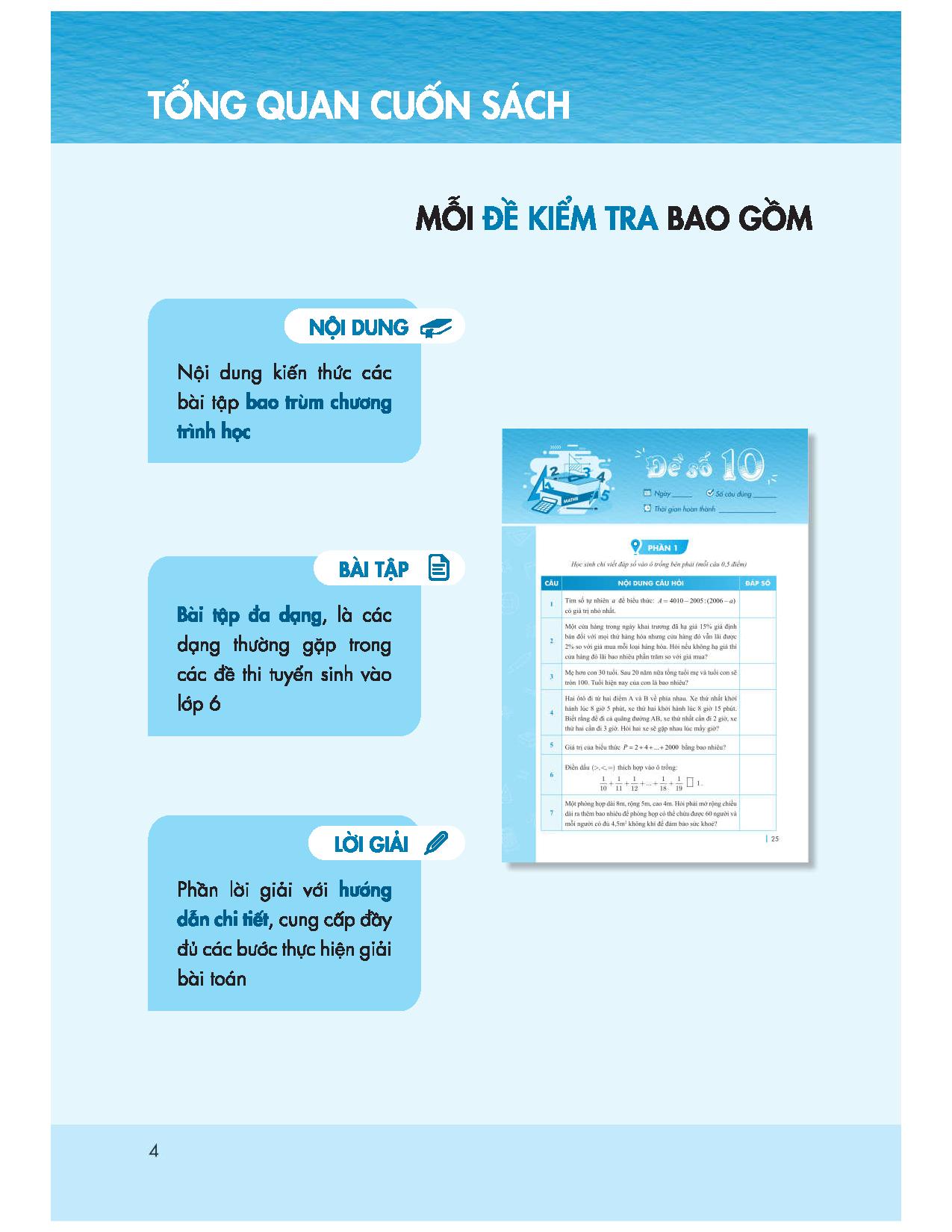 chinh phục đề thi vào lớp 6 trường thcs chất lượng cao môn toán - Ảnh 4