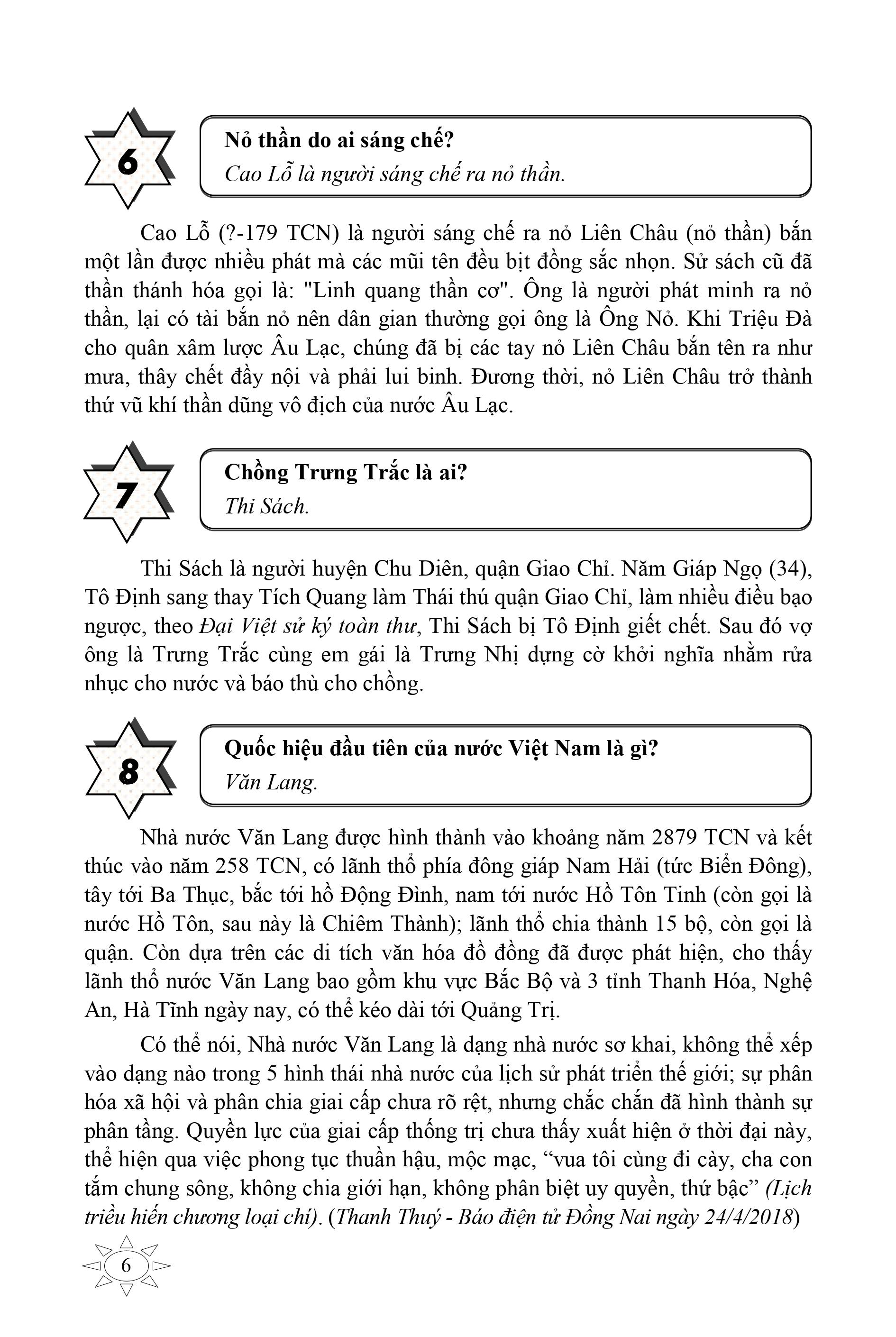 chinh phục đỉnh olympia ngân hàng câu hỏi có đáp án và giải thích lịch sử - Ảnh 9