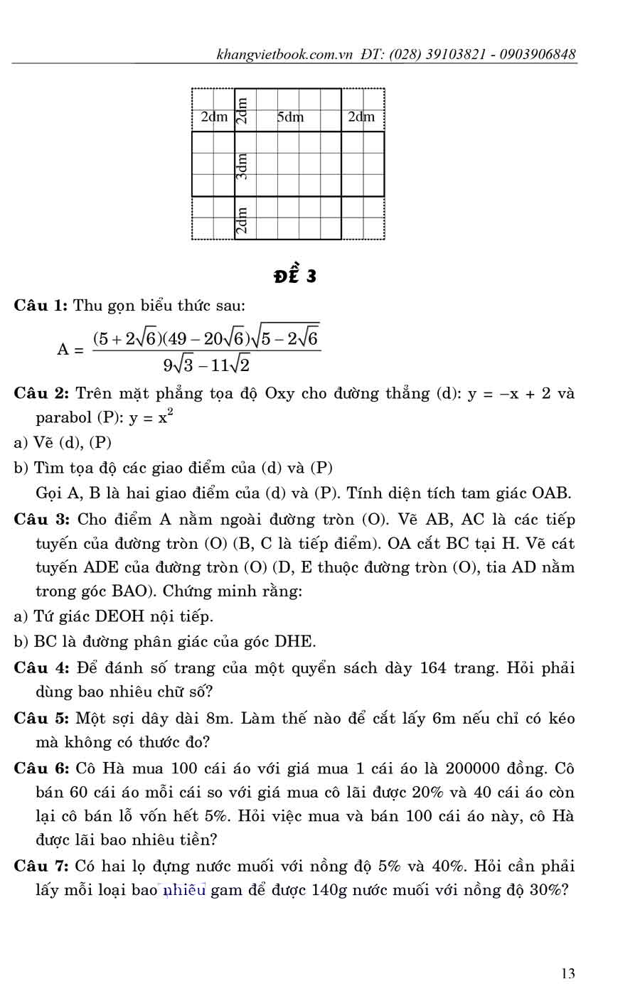chinh phục giải đề thi bài toán thực tế tuyển sinh vào lớp 10 môn toán - Ảnh 13