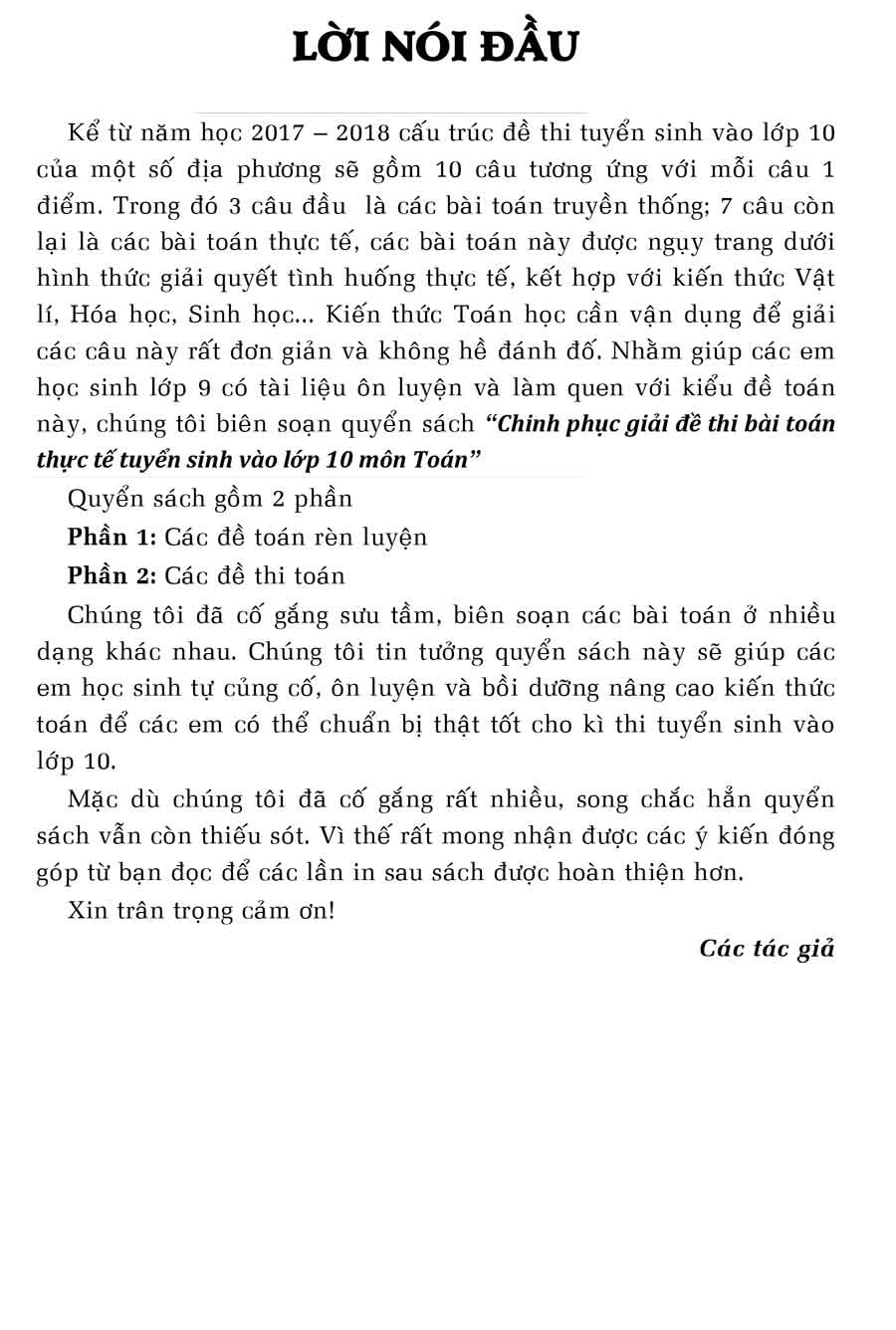 chinh phục giải đề thi bài toán thực tế tuyển sinh vào lớp 10 môn toán - Ảnh 3