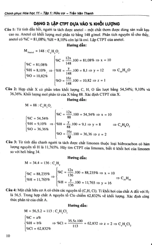 chinh phục hóa học 11 - tập 1 (hữu cơ) - Ảnh 10