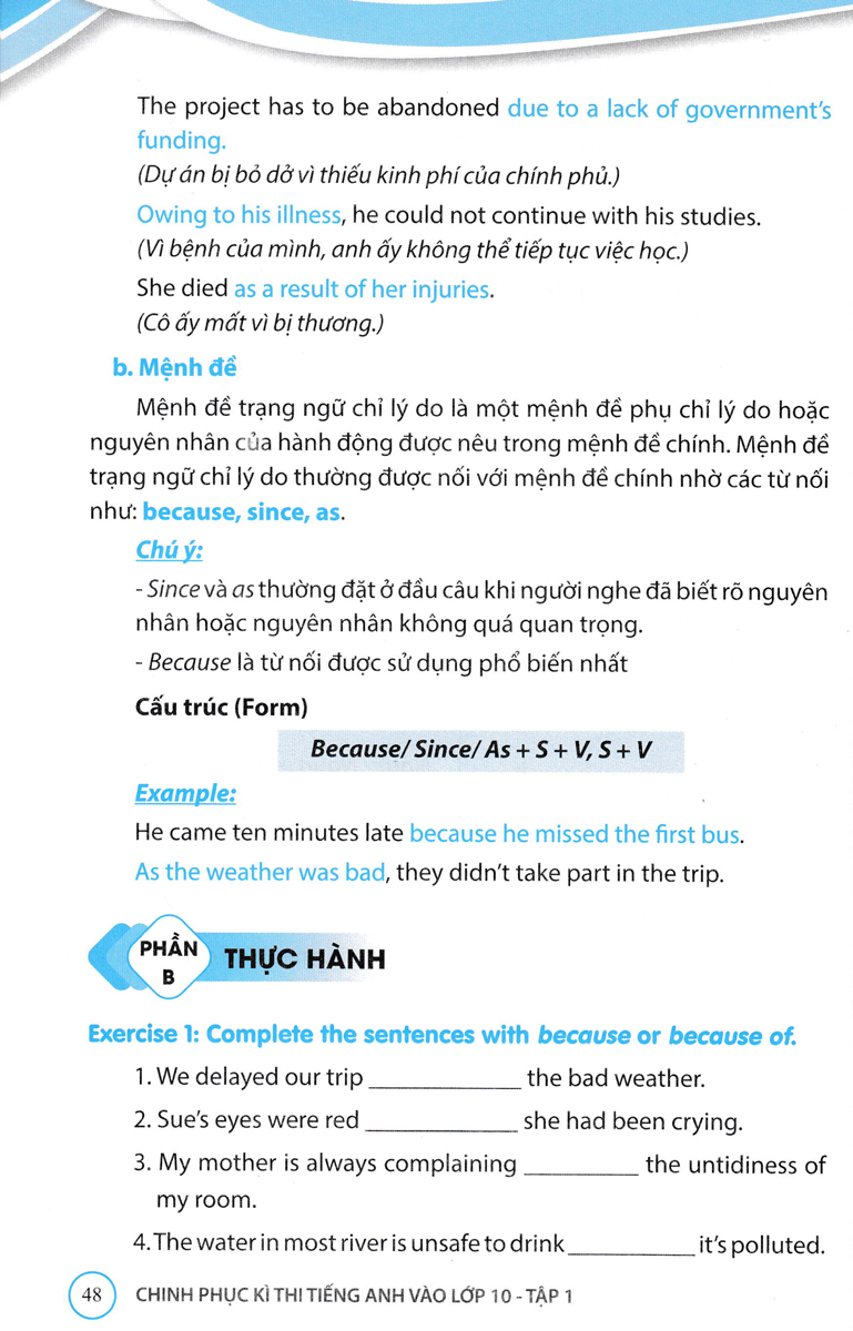 chinh phục kỳ thi tiếng anh vào lớp 10 - tập 1 - Ảnh 11