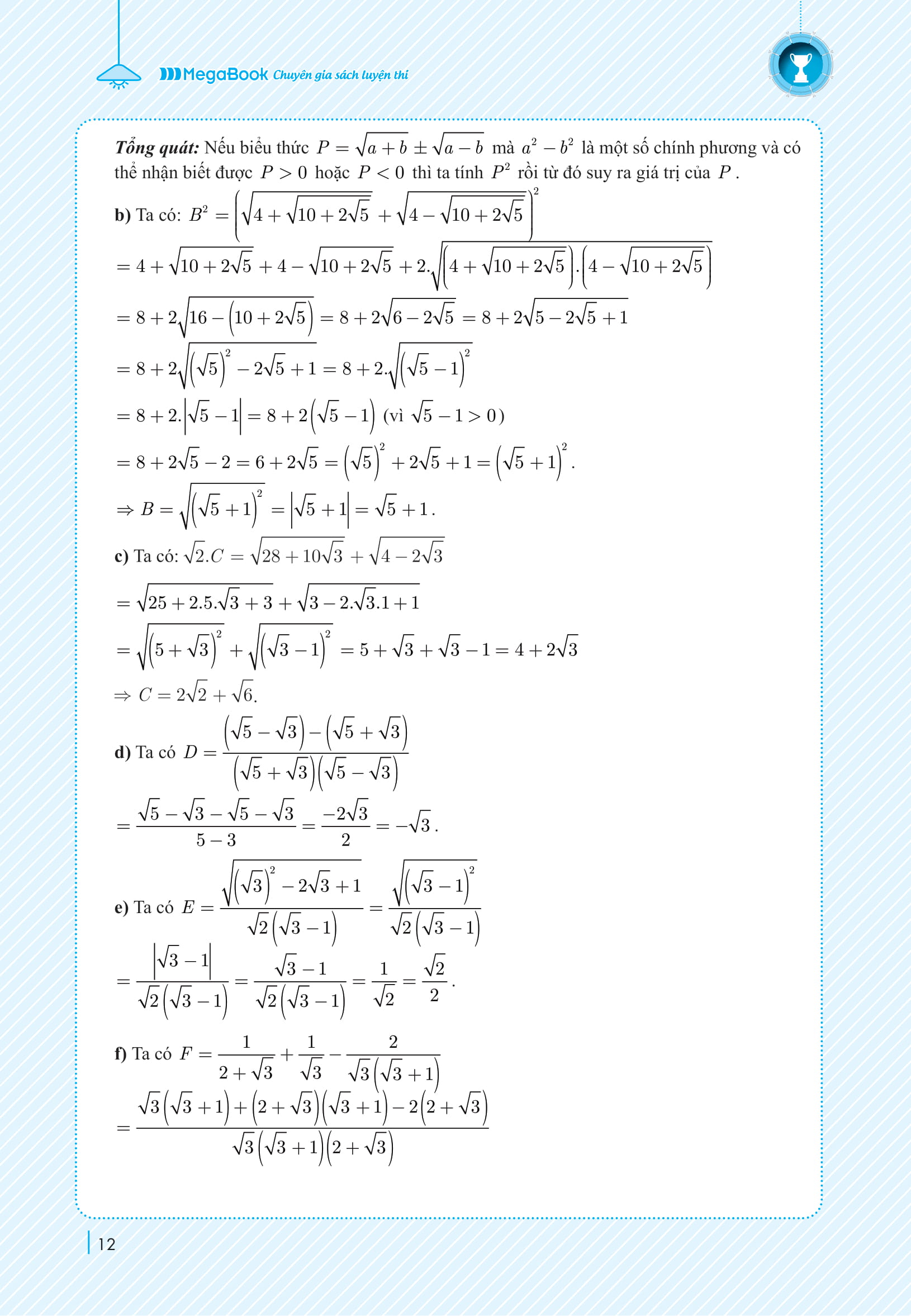 chinh phục luyện thi vào lớp 10 môn toán theo chủ đề - Ảnh 10