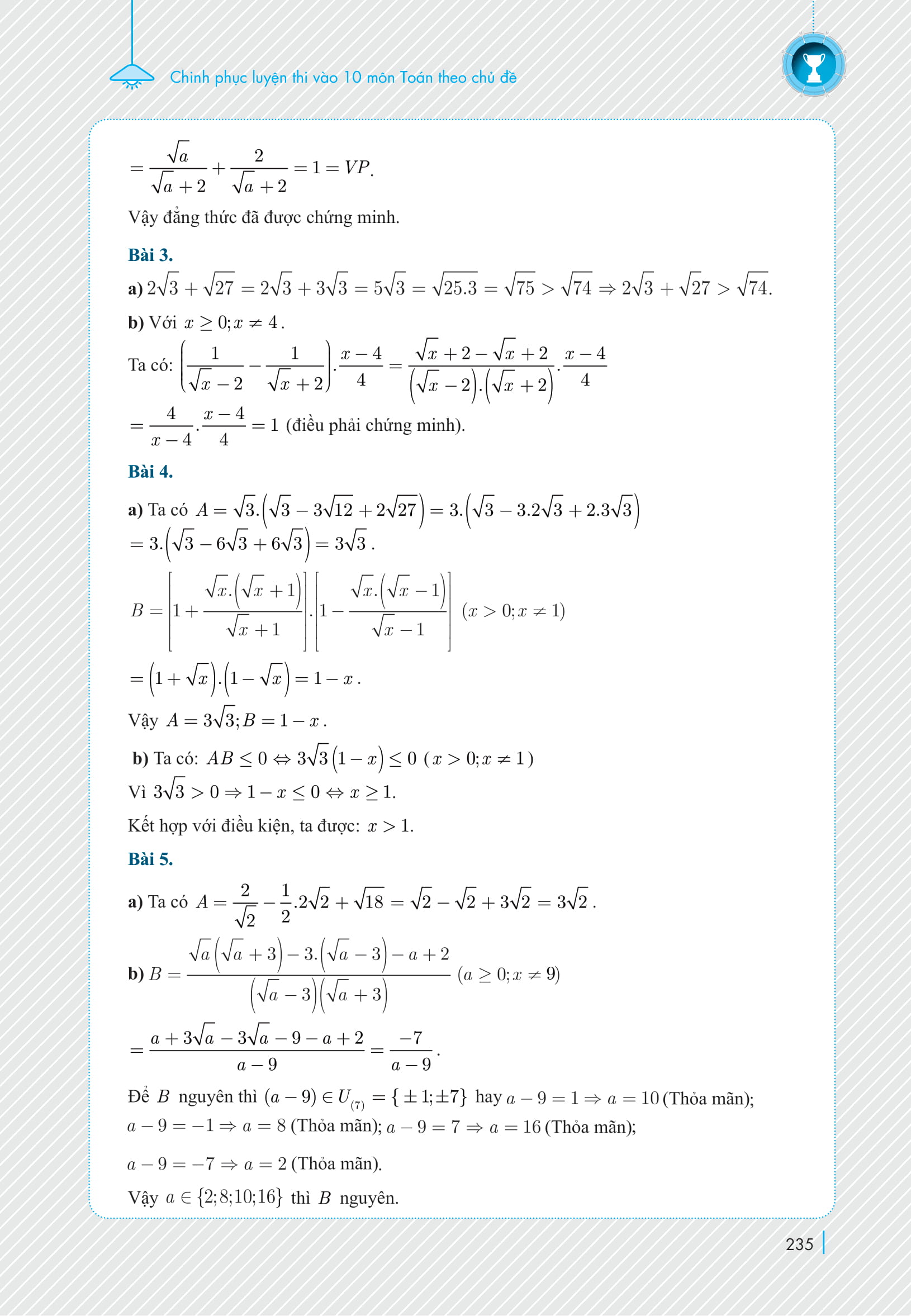 chinh phục luyện thi vào lớp 10 môn toán theo chủ đề - Ảnh 18