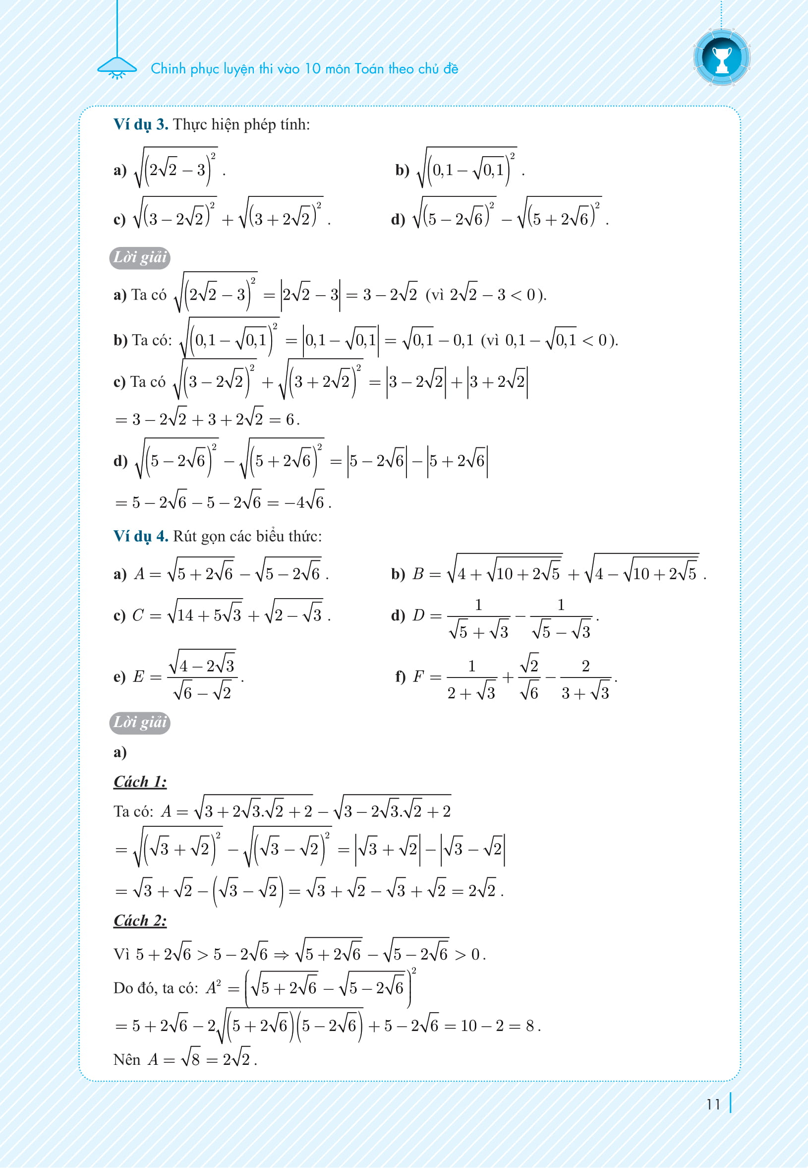 chinh phục luyện thi vào lớp 10 môn toán theo chủ đề - Ảnh 9