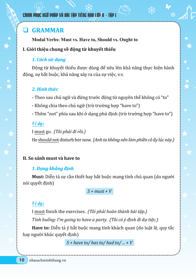 chinh phục ngữ pháp và bài tập tiếng anh 11 - tập 1 - Ảnh 3