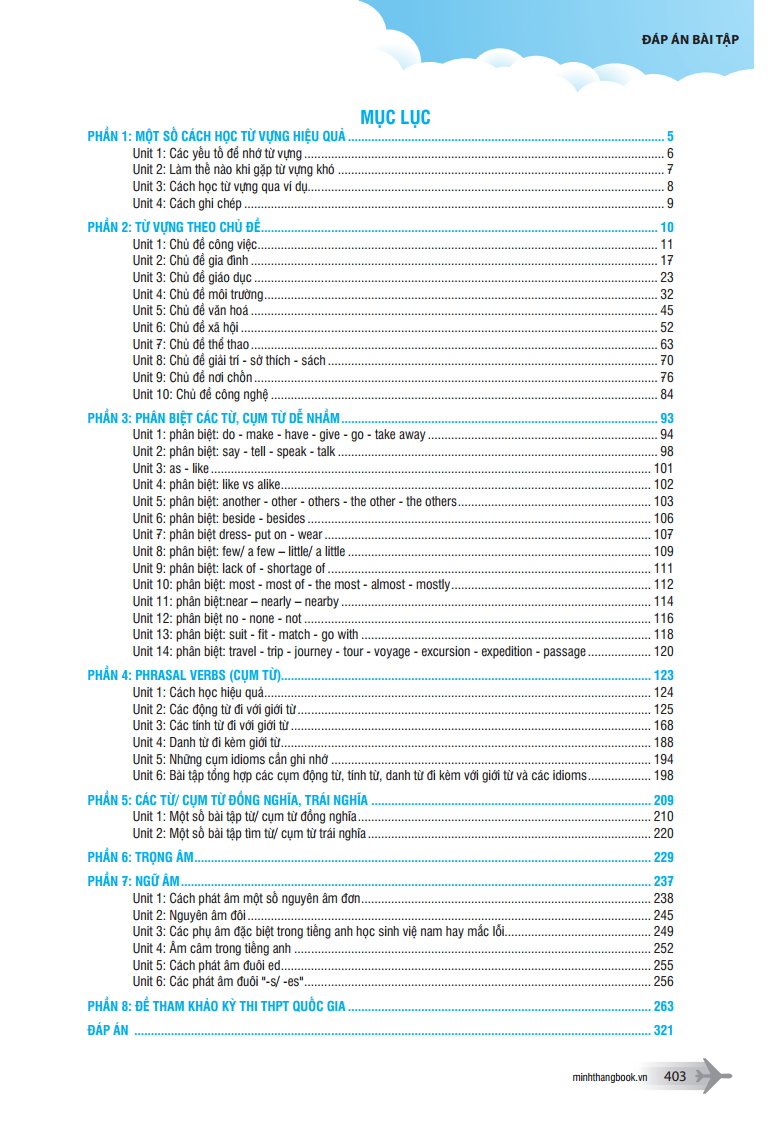 chinh phục từ vựng tiếng anh dùng cho học sinh thi thpt quốc gia và sinh viên các trường đại học, cao đẳng - Ảnh 2