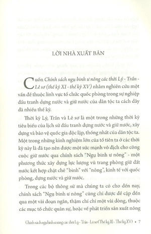 chính sách ngụ binh ư nông các thời: lý - trần - lê sơ (thế kỷ xi - xv) - Ảnh 5