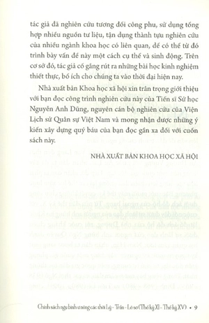 chính sách ngụ binh ư nông các thời: lý - trần - lê sơ (thế kỷ xi - xv) - Ảnh 7