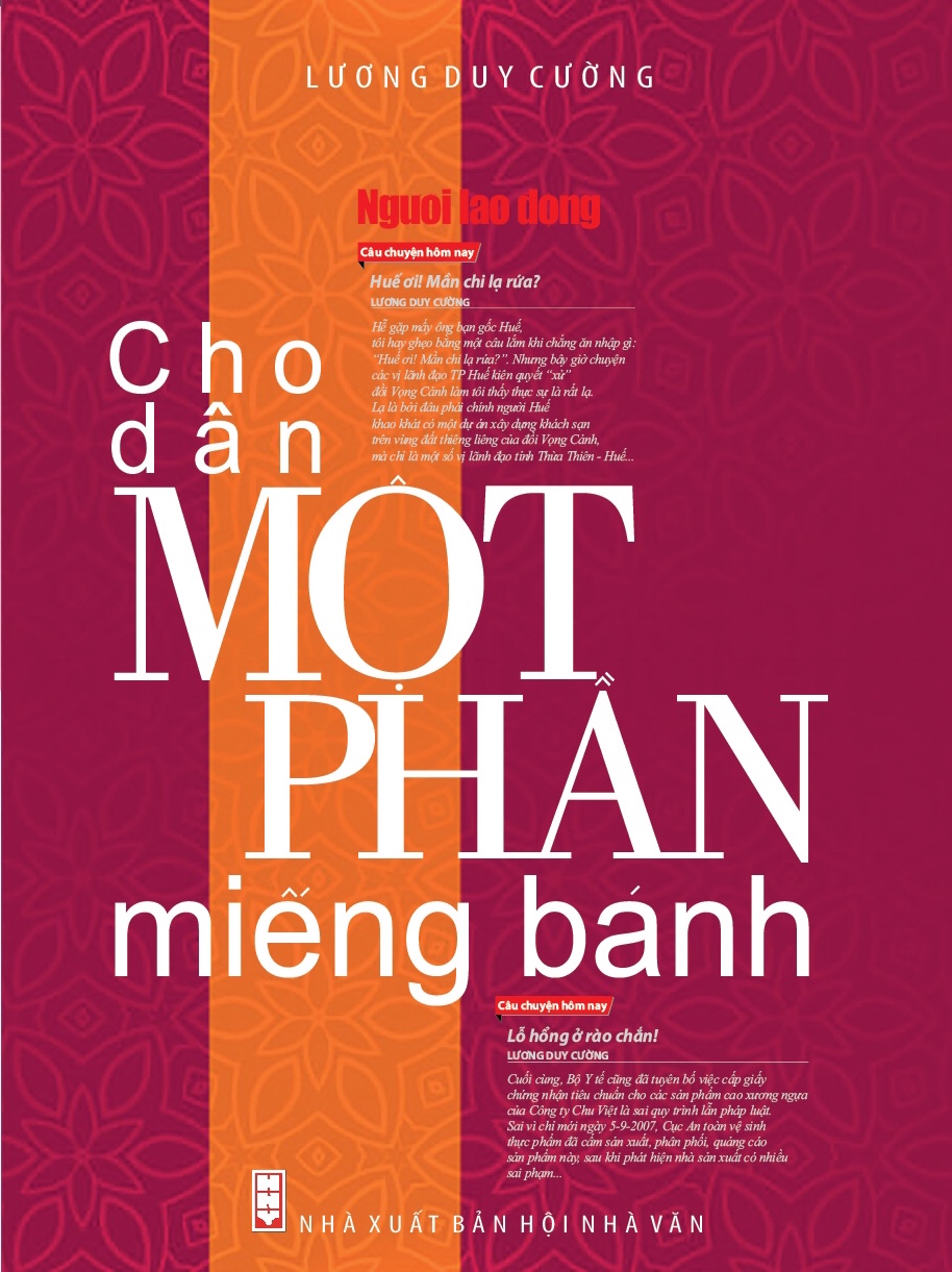 cho dân một phần miếng bánh - Ảnh 2