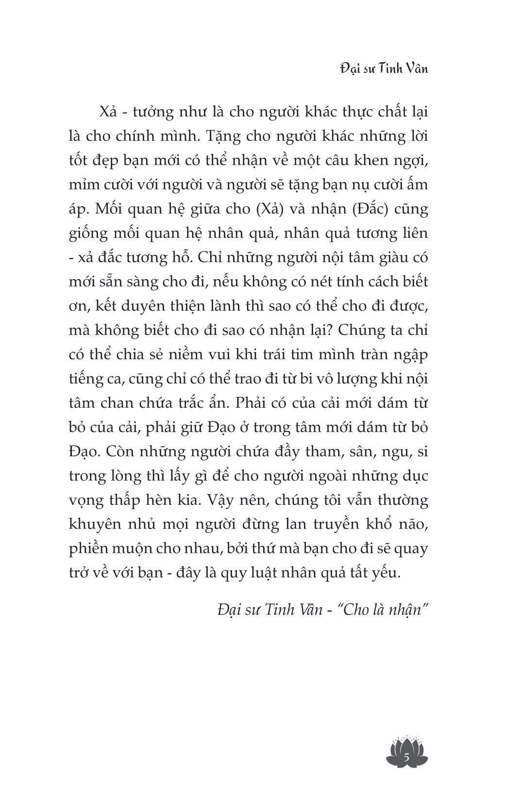 cho là nhận - dưỡng tâm - Ảnh 6