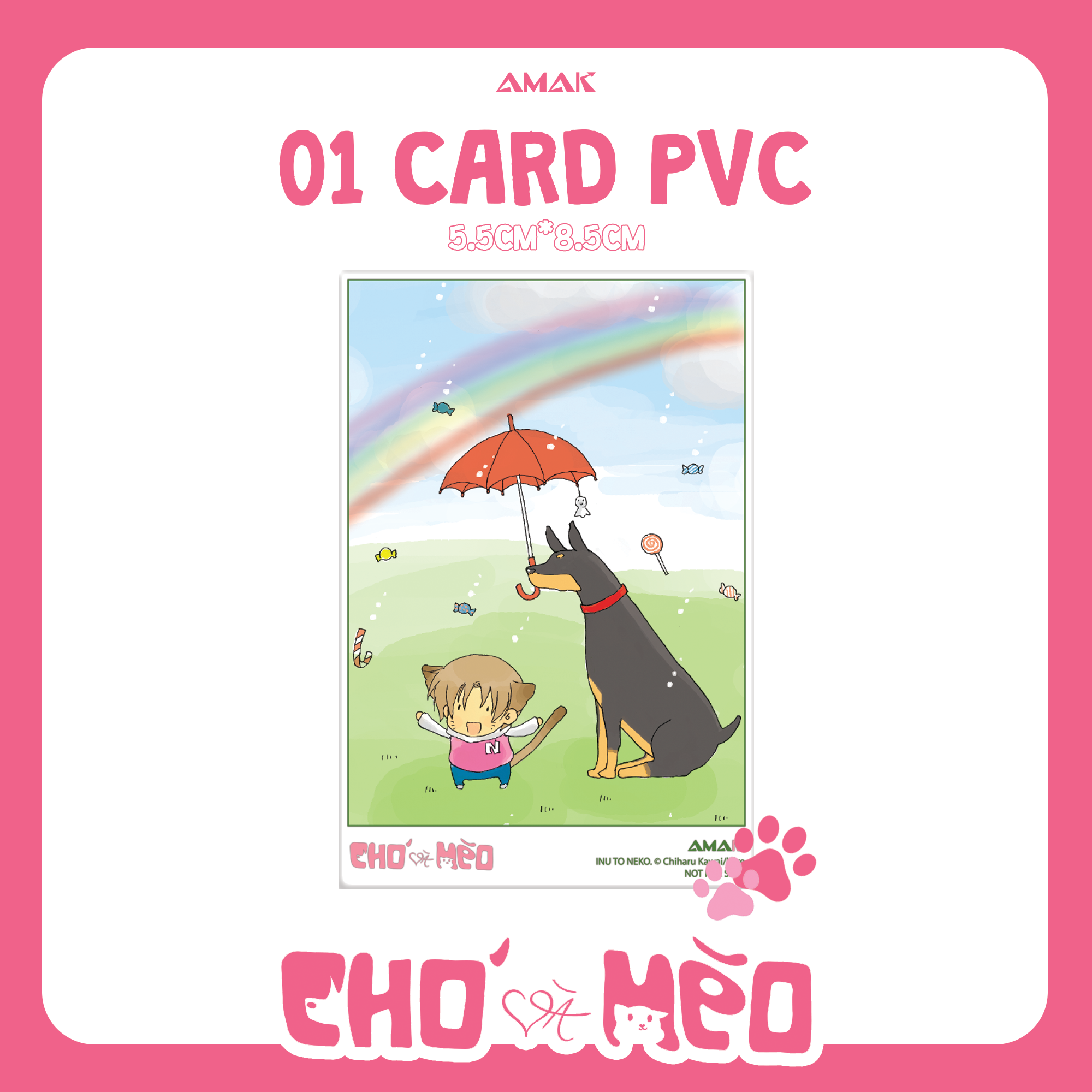 chó và mèo - tặng kèm card pvc + bảng postcard hai mặt - Ảnh 4