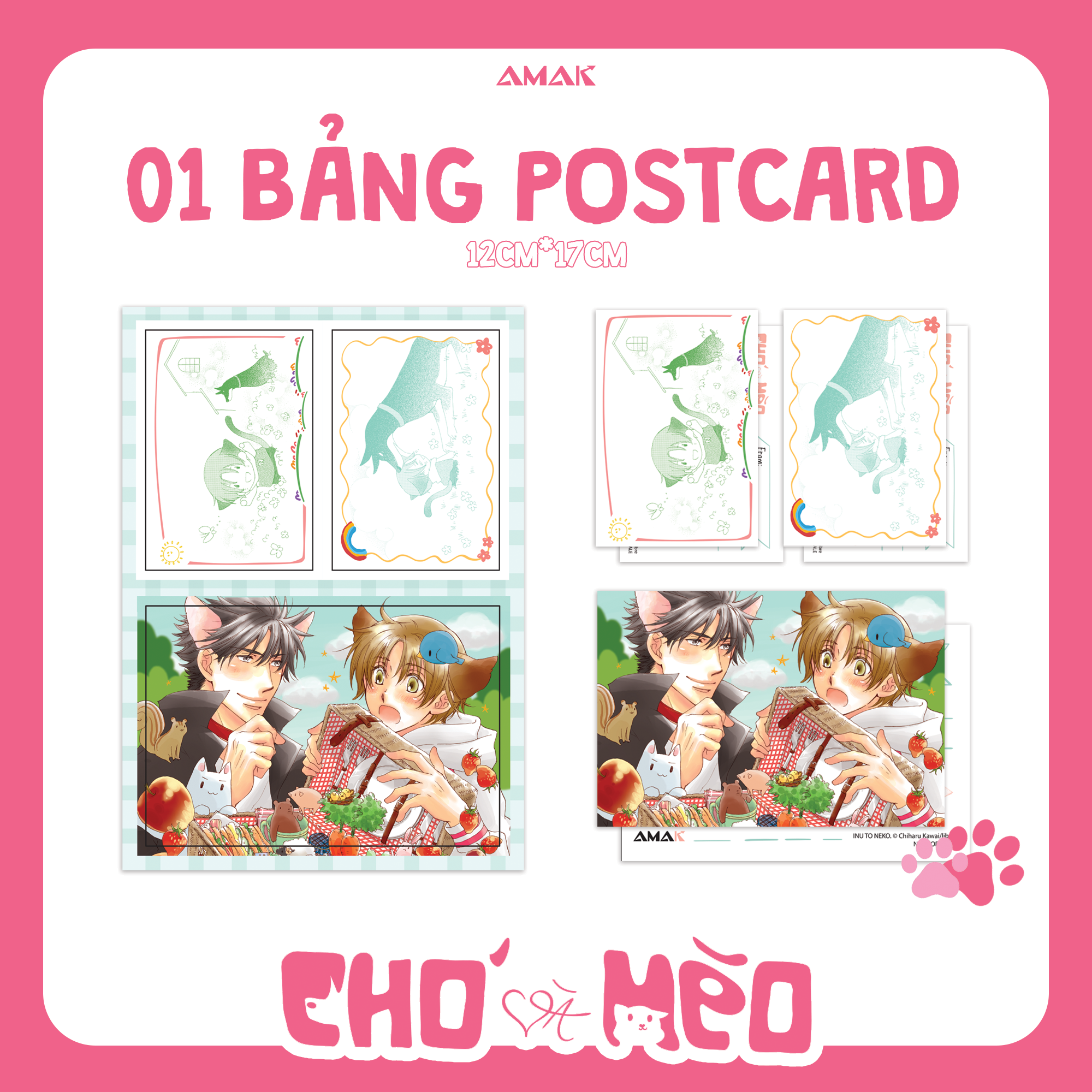 chó và mèo - tặng kèm card pvc + bảng postcard hai mặt - Ảnh 5