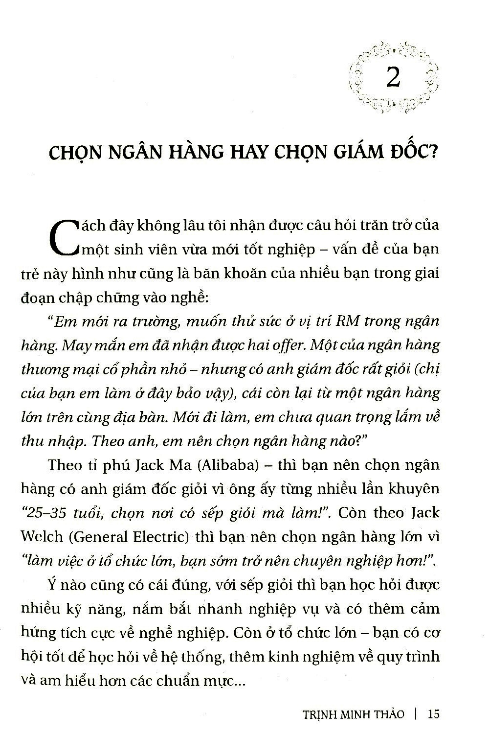 chọn ngân hàng hay chọn giám đốc - Ảnh 6